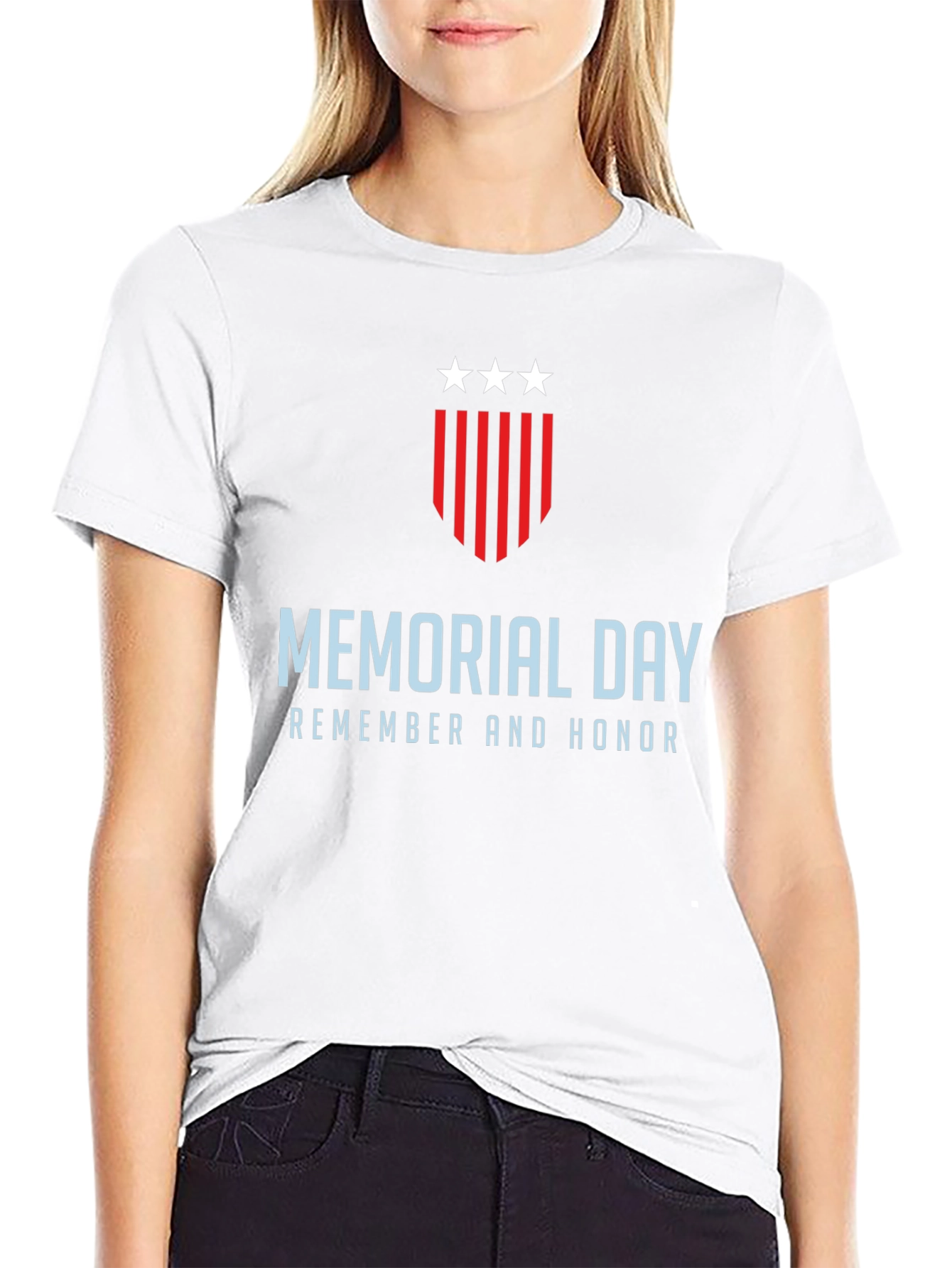 Memorial Day Remember & Honor Graphic Tee