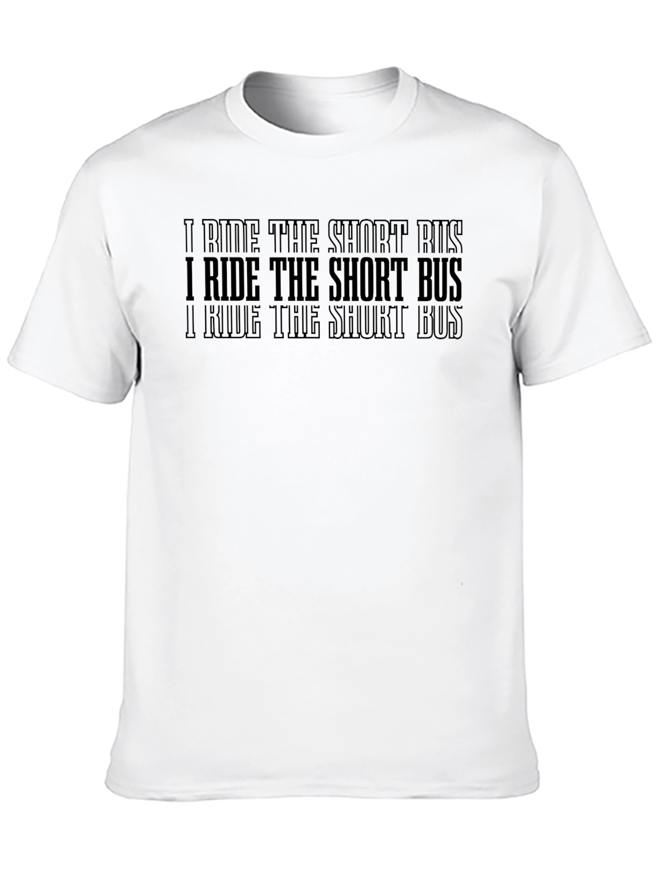 I Ride The Short Bus Graphic T-Shirt