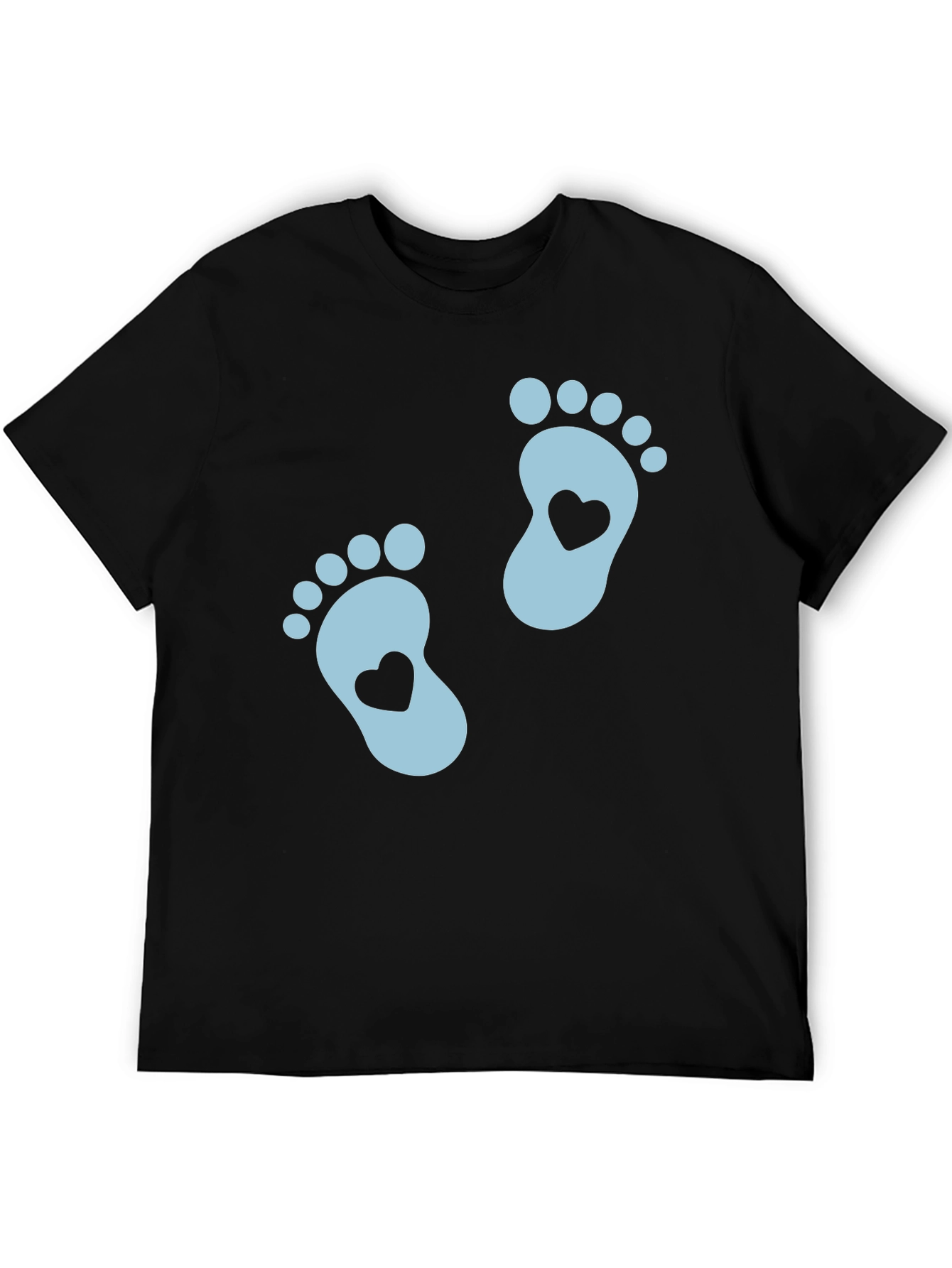 Baby Feet Heartbeat Graphic Tee