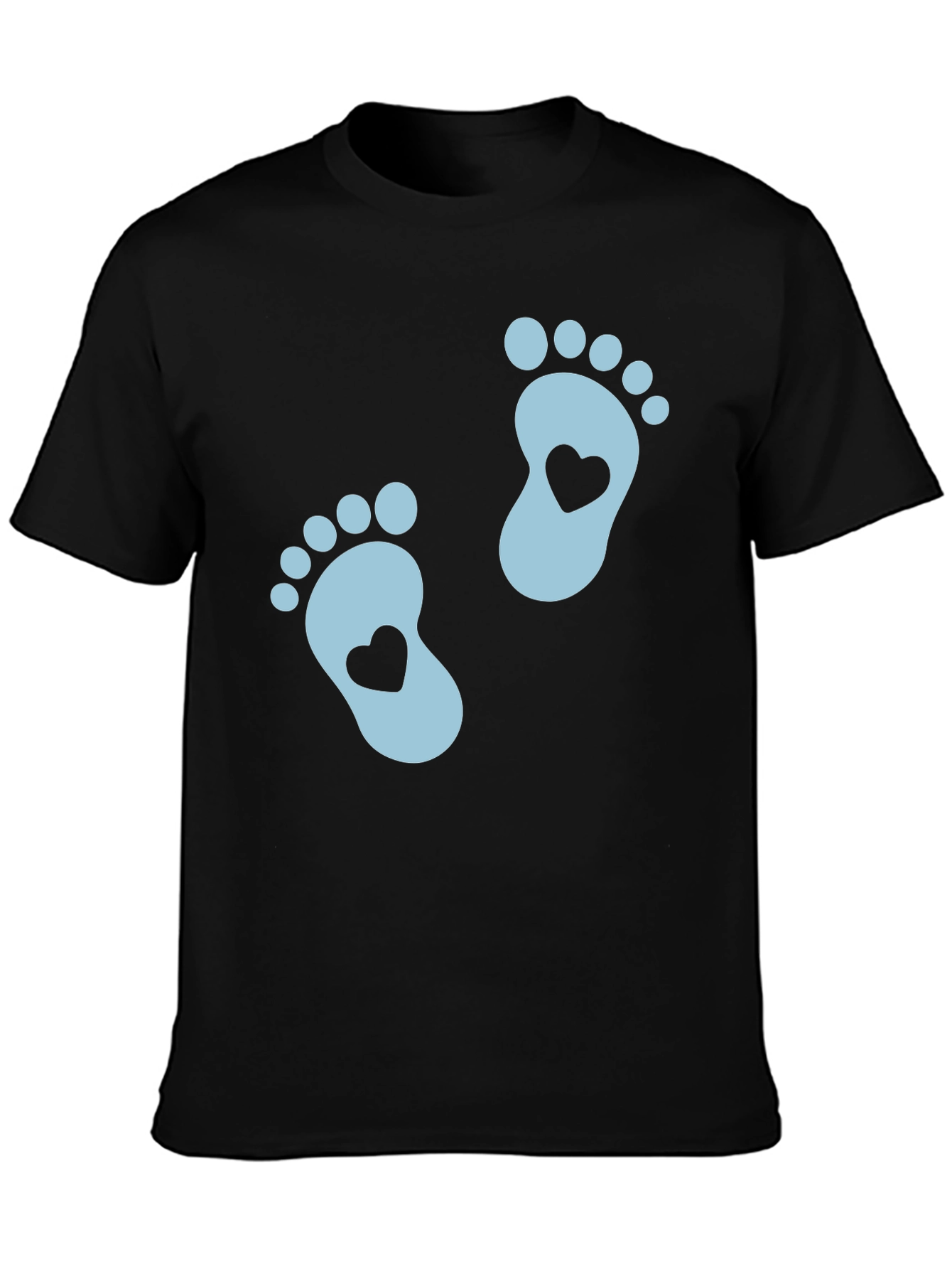 Baby Feet Heartbeat Graphic Tee