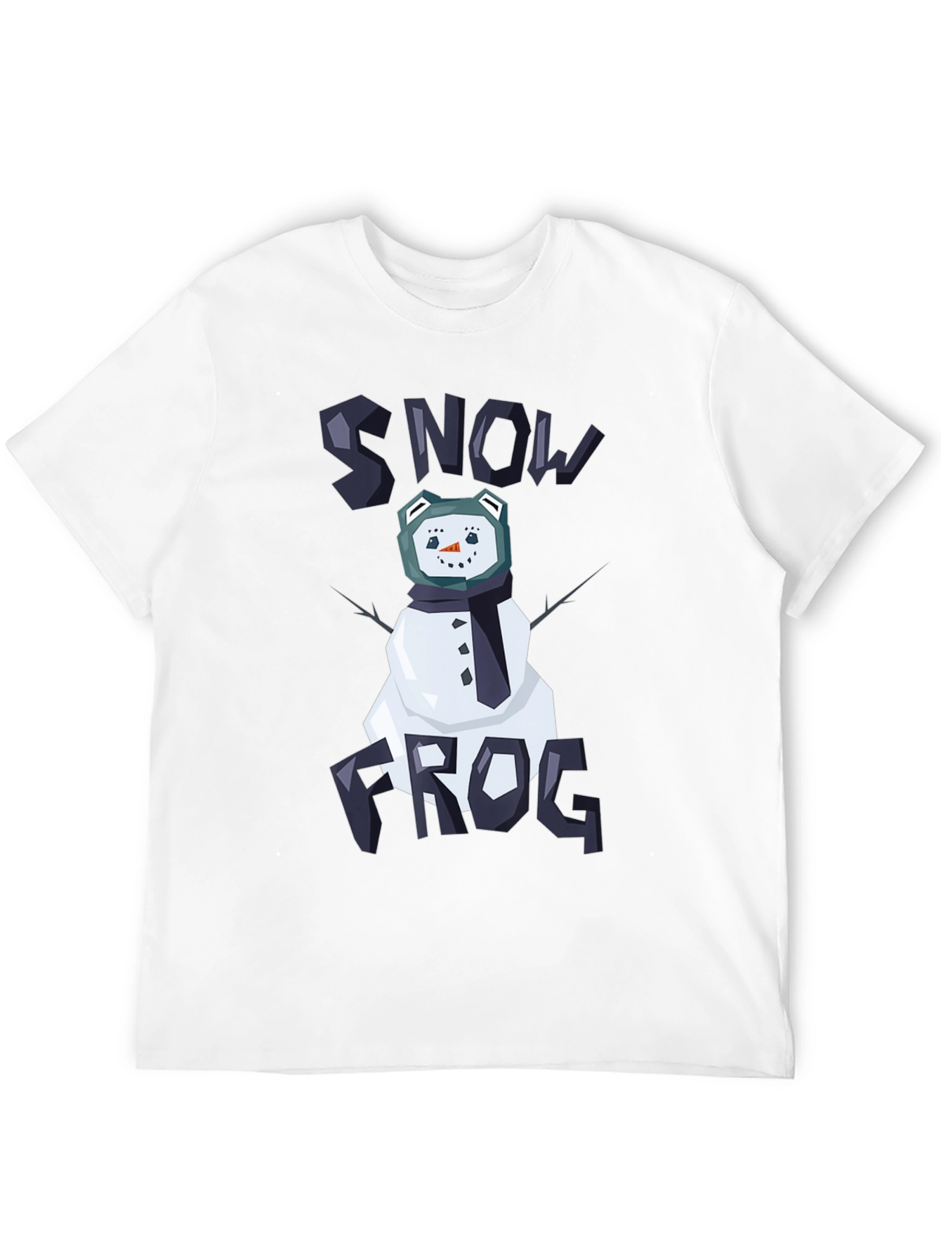 Snow Frog Graphic Tee - Funny Winter T-Shirt
