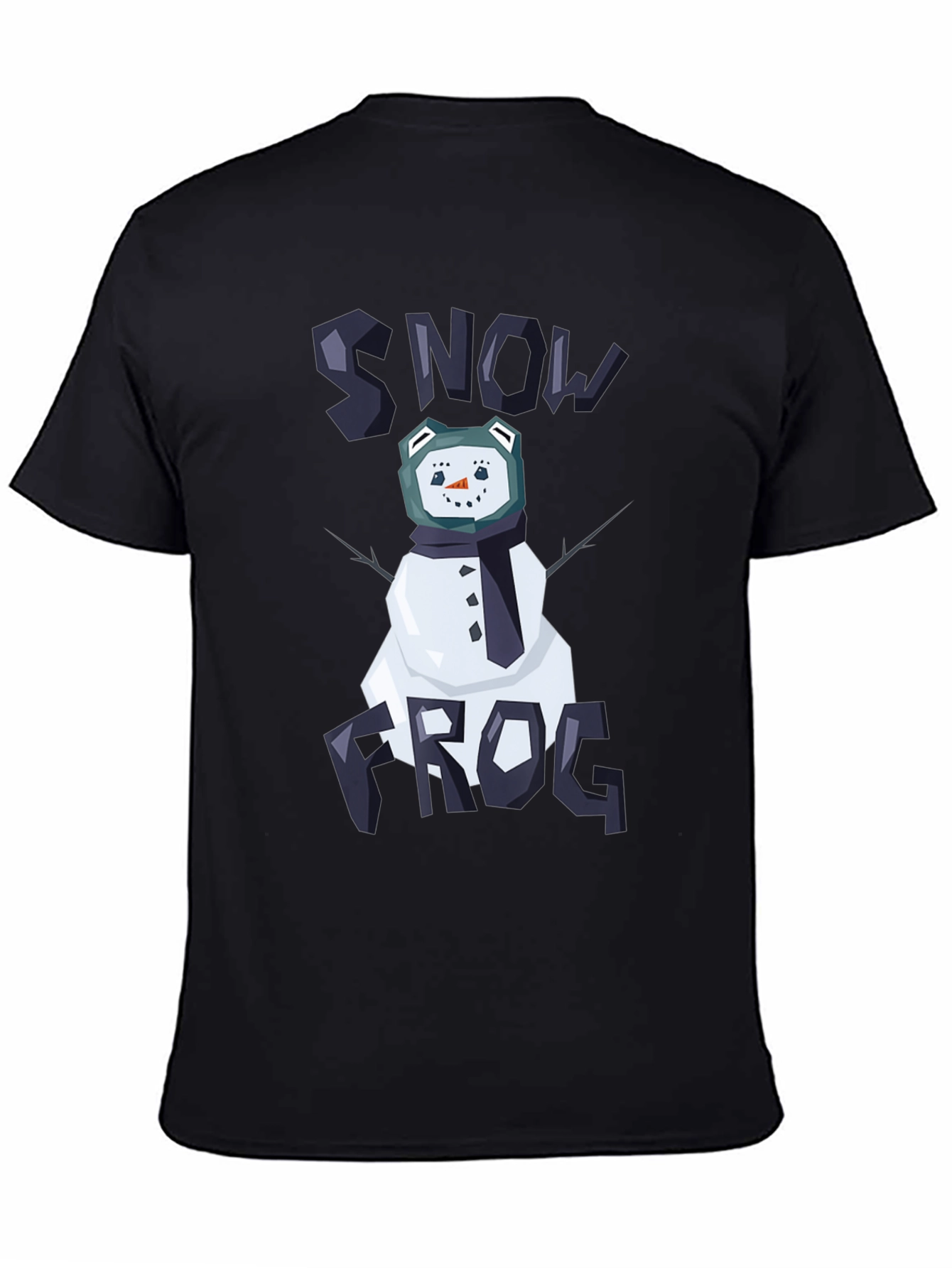 Snow Frog Graphic Tee - Funny Winter T-Shirt