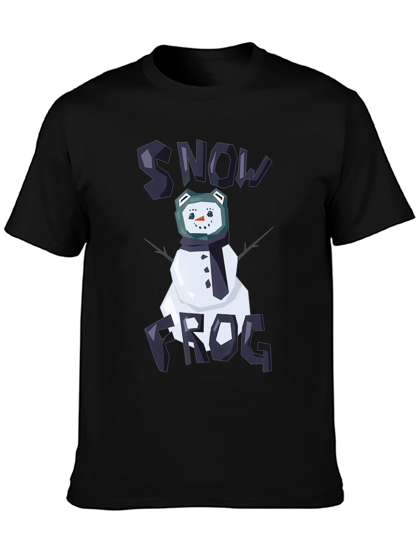 Snow Frog Graphic Tee - Funny Winter T-Shirt