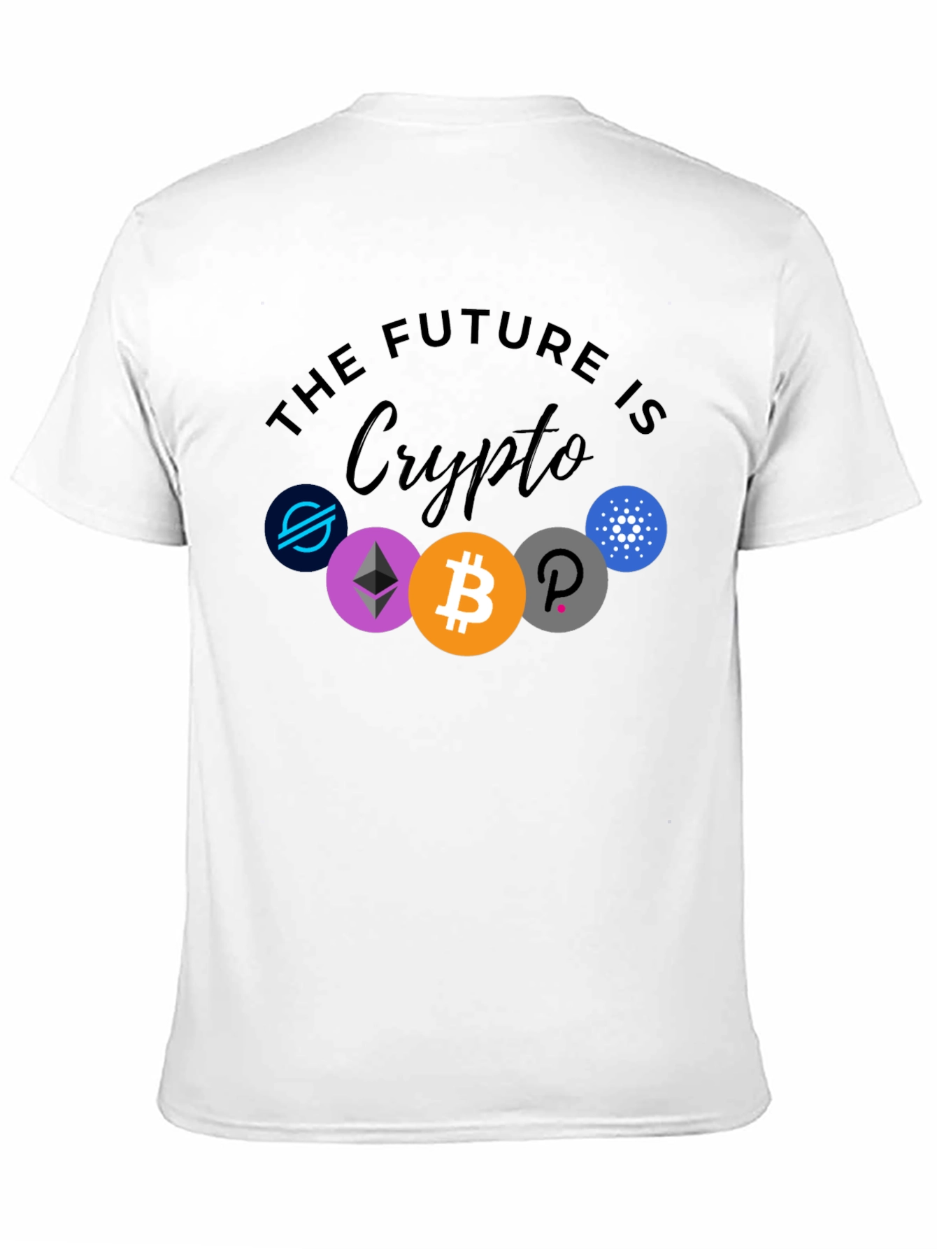 The Future is Crypto Black Graphic Tee