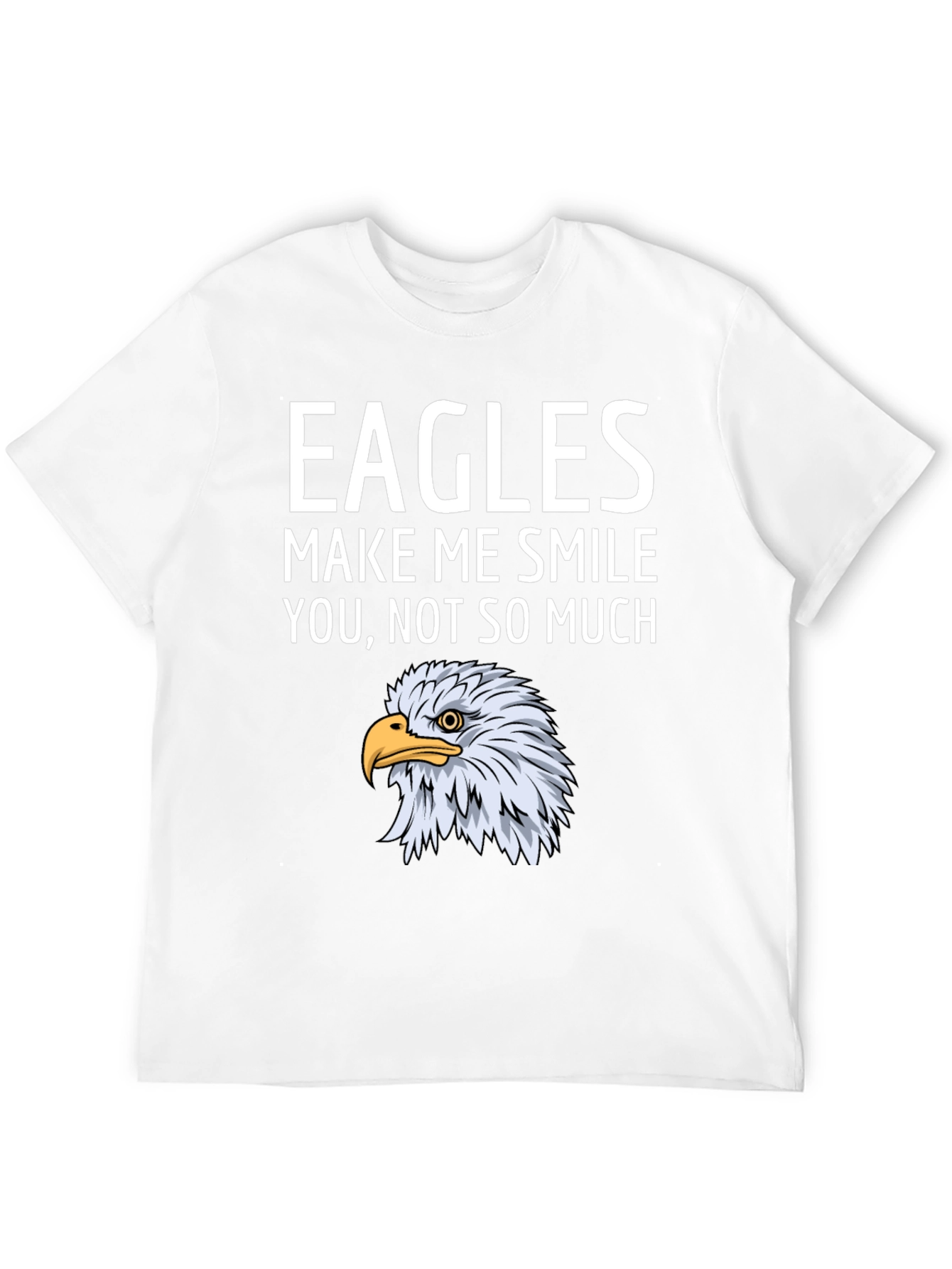 Eagles Graphic Tee: Makes Me Smile T-Shirt