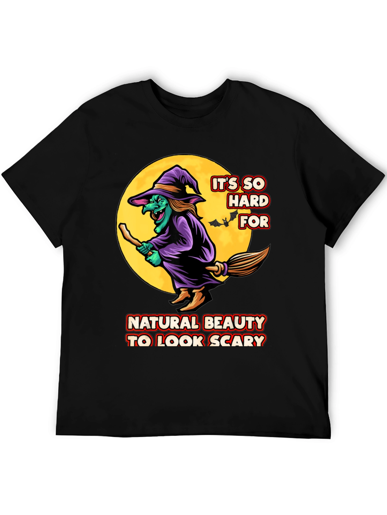 Funny Witch T-Shirt - Natural Beauty Halloween Costume