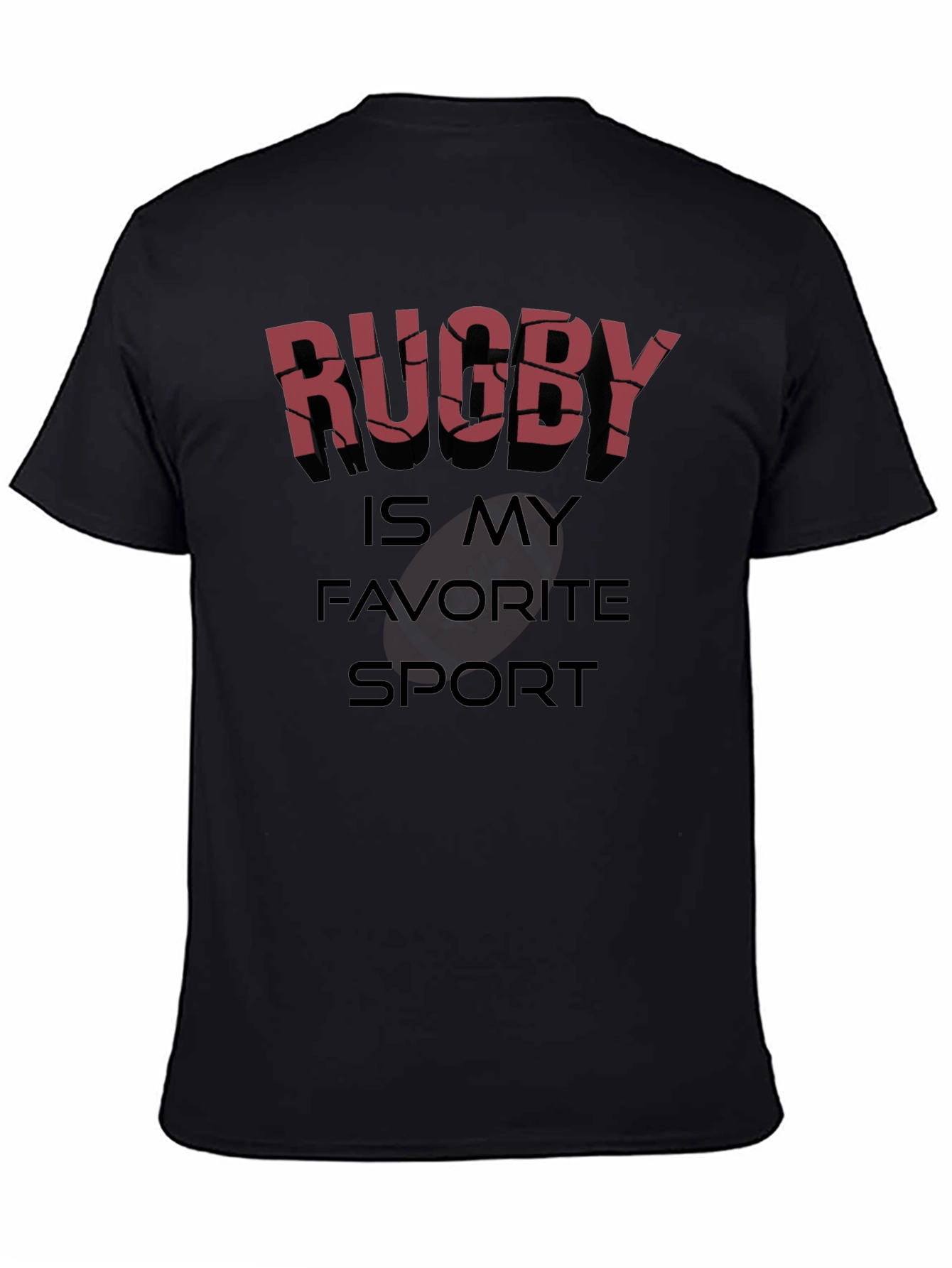 Rugby Is My Favorite Sport Graphic T-Shirt