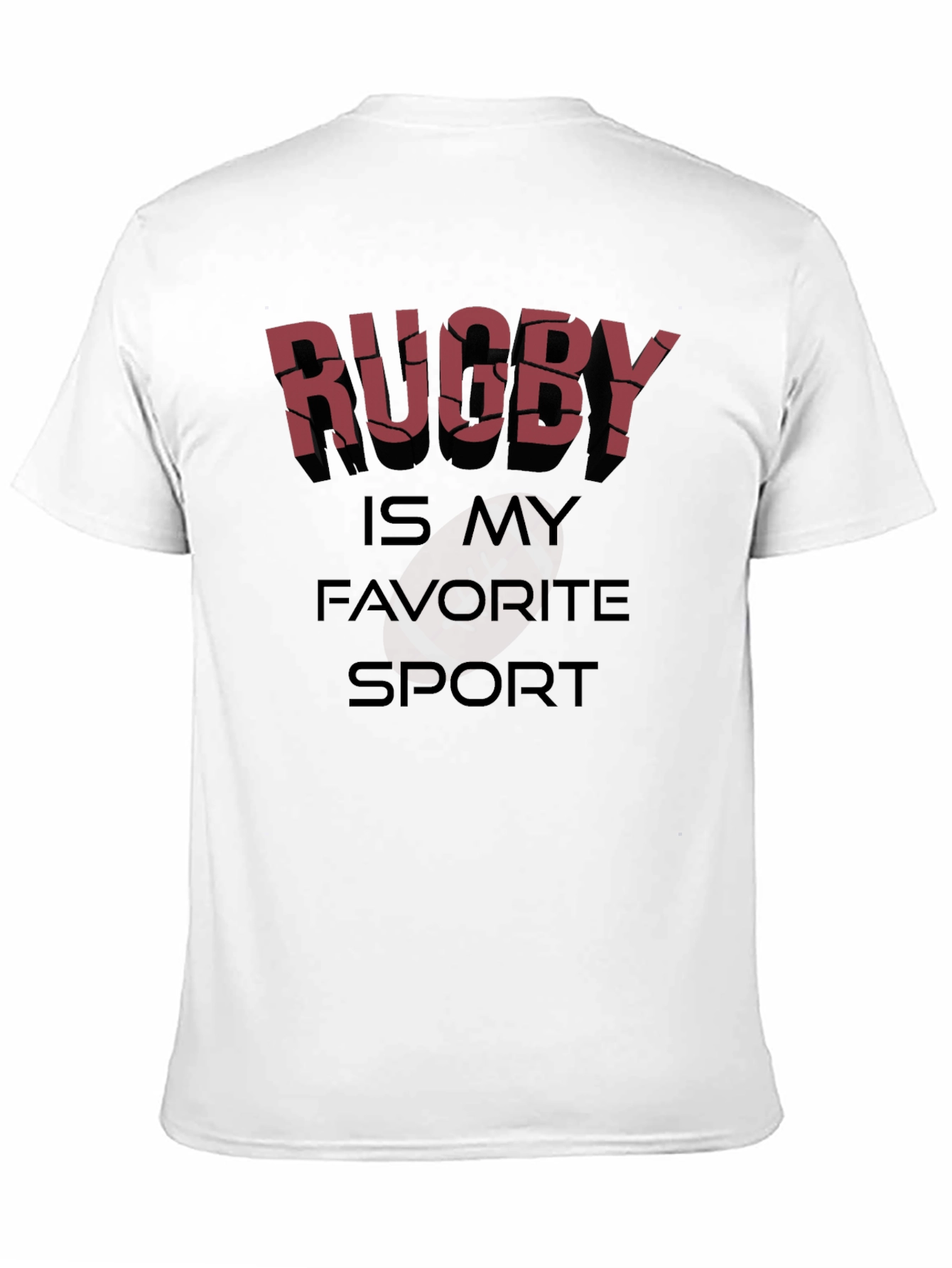 Rugby Is My Favorite Sport Graphic T-Shirt