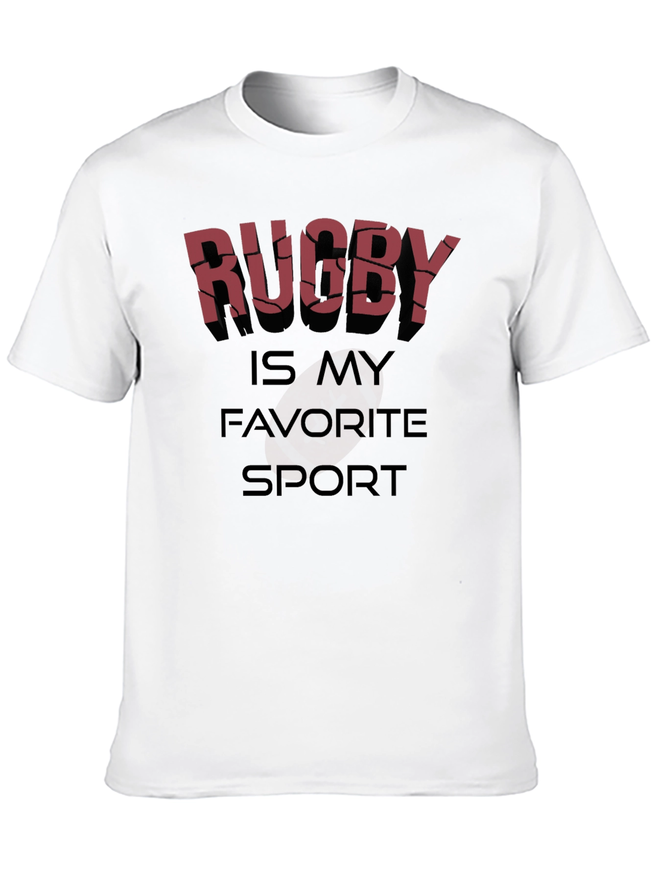 Rugby Is My Favorite Sport Graphic T-Shirt