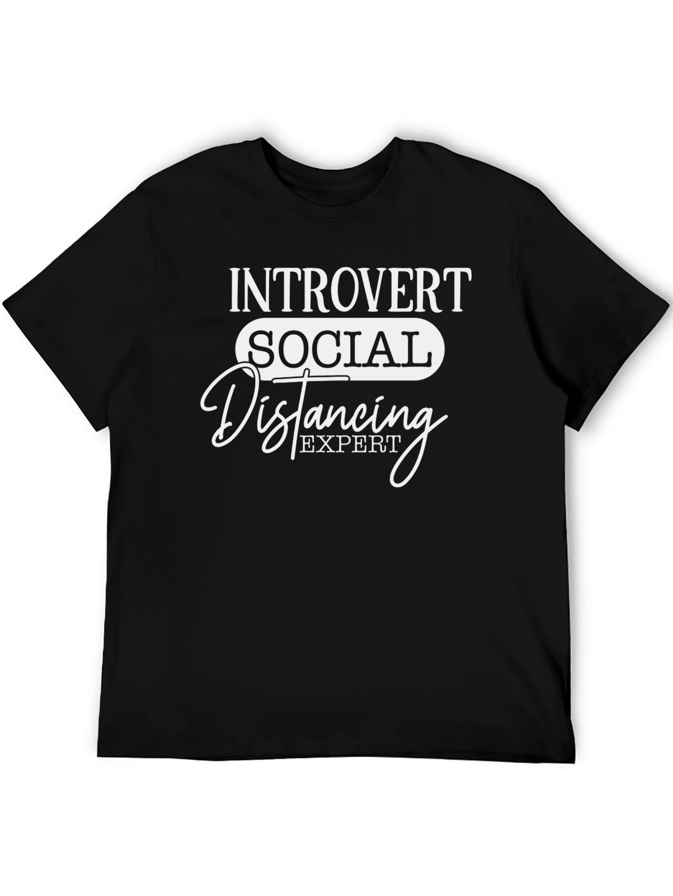 Introvert Social Distancing Expert Graphic Tee