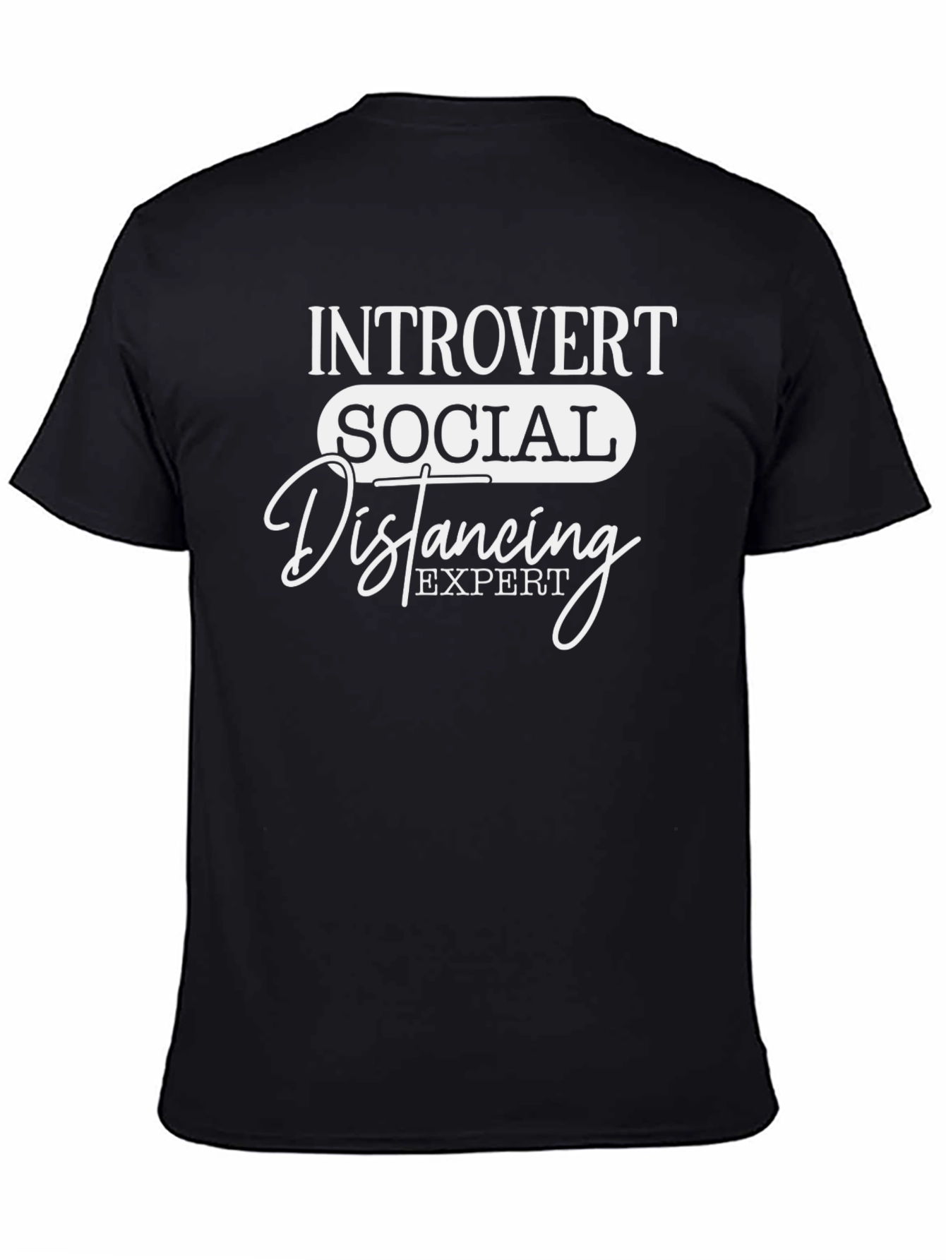 Introvert Social Distancing Expert Graphic Tee