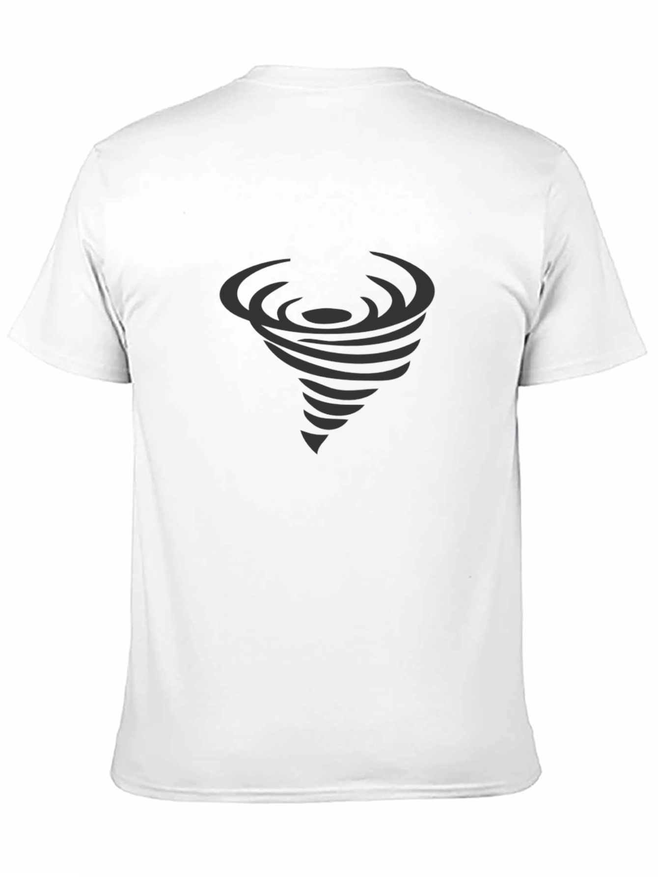 Tornado Graphic Tee - Stylish Mens Black T-Shirt