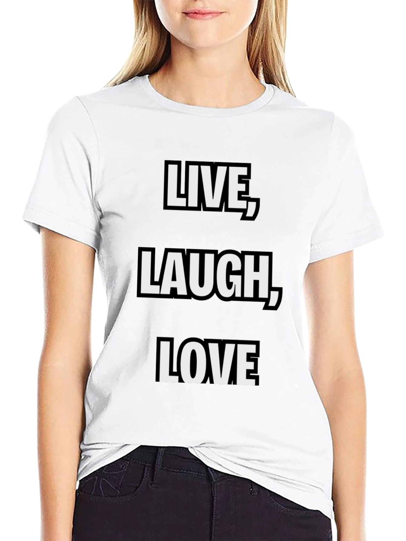 Live Laugh Love Graphic T-Shirt