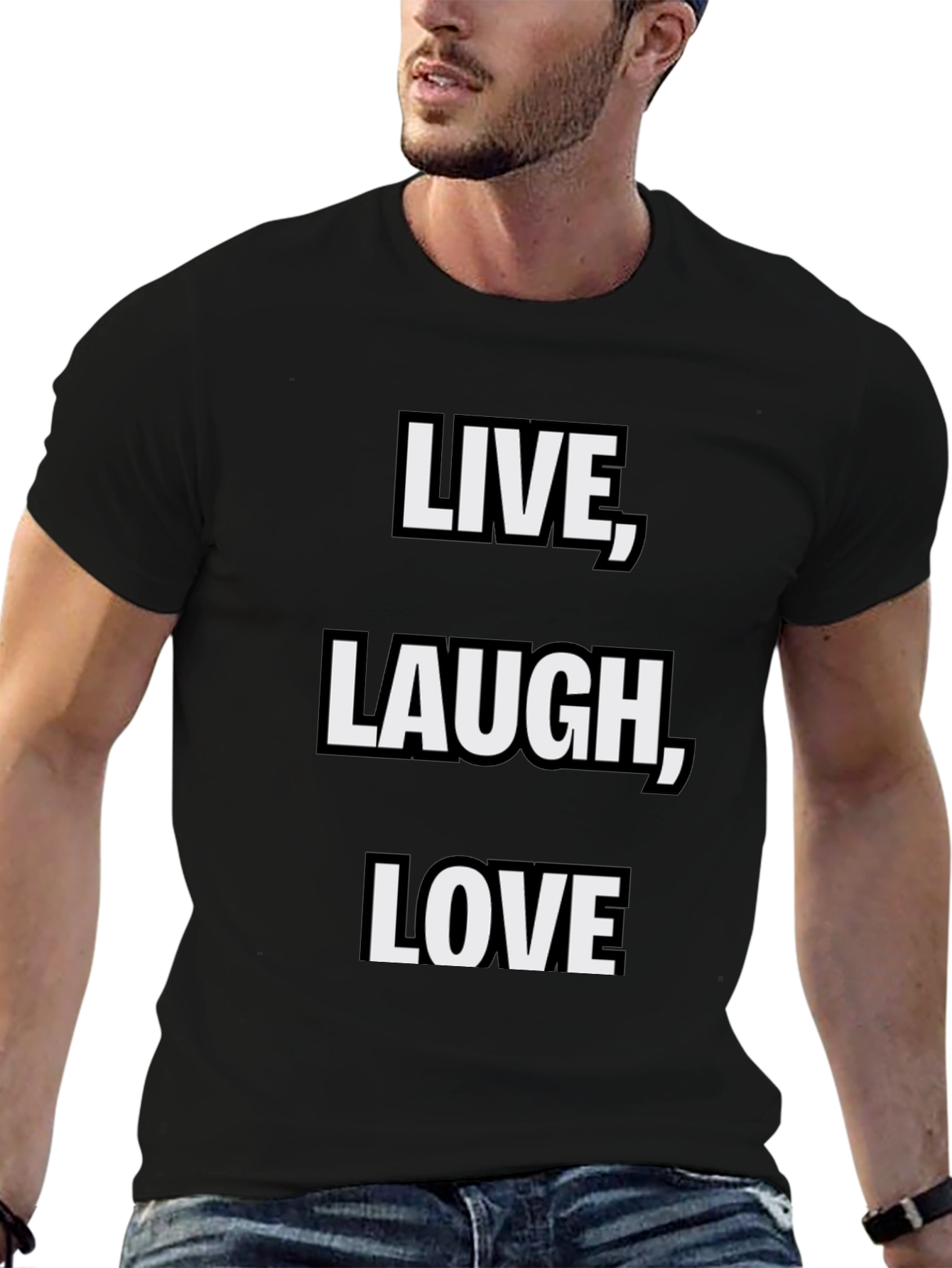 Live Laugh Love Graphic T-Shirt