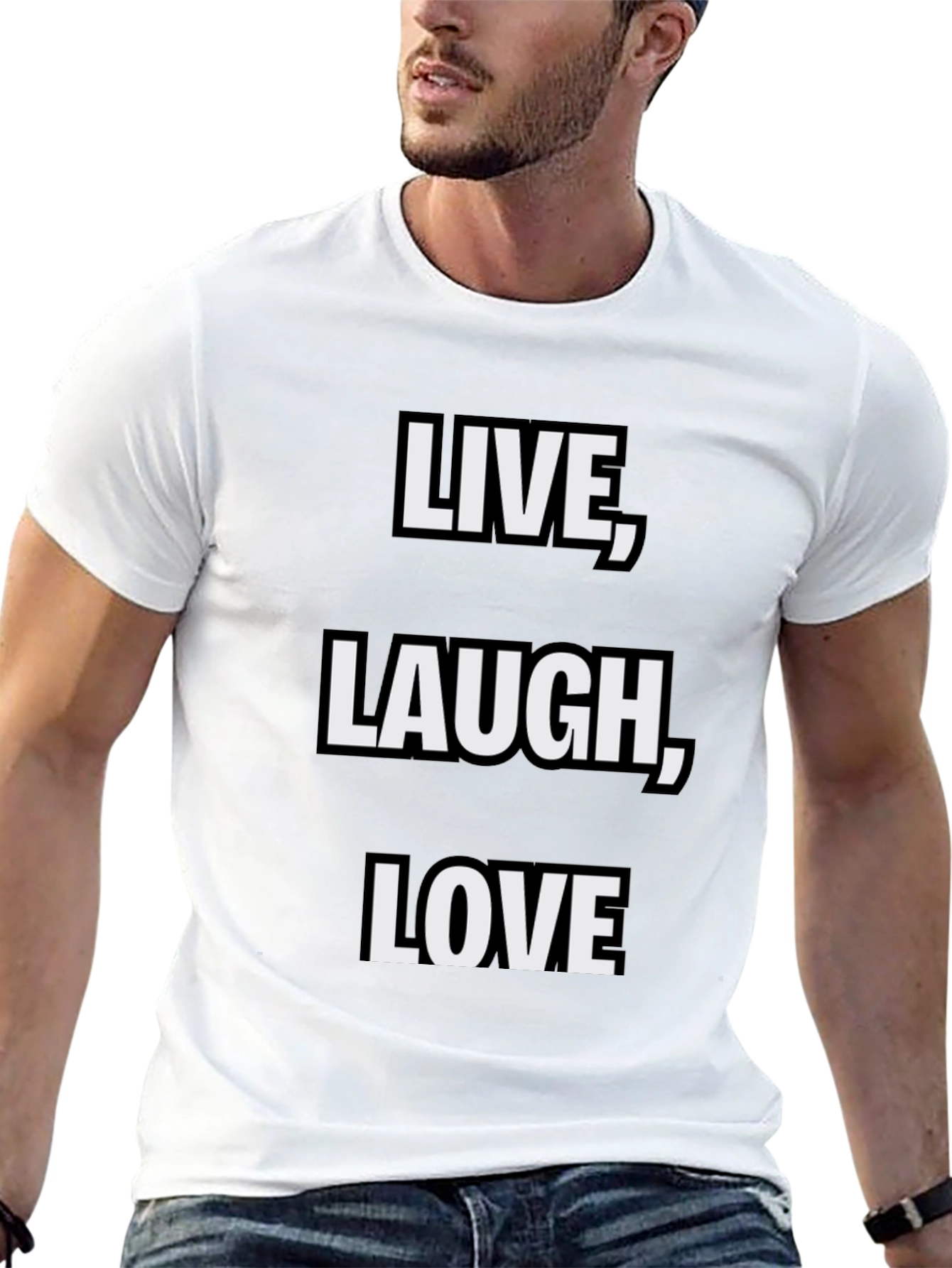 Live Laugh Love Graphic T-Shirt