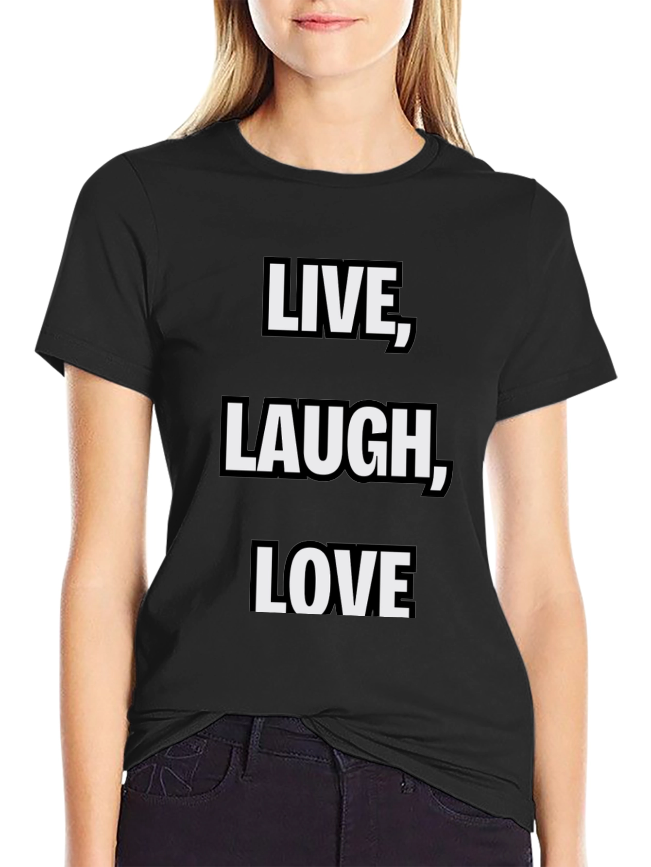 Live Laugh Love Graphic T-Shirt