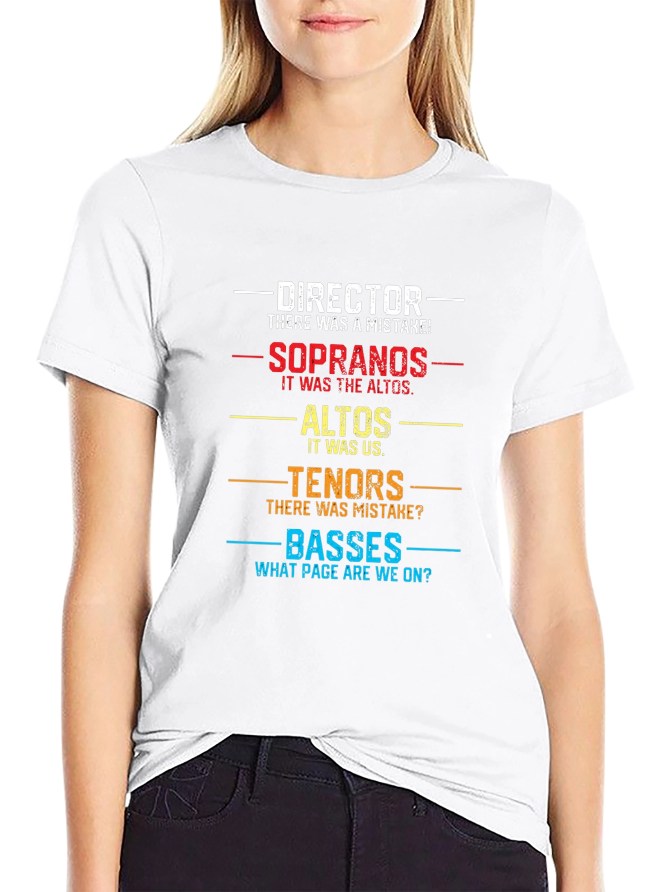 Choir Director T-Shirt - Funny Vocal Music Gift