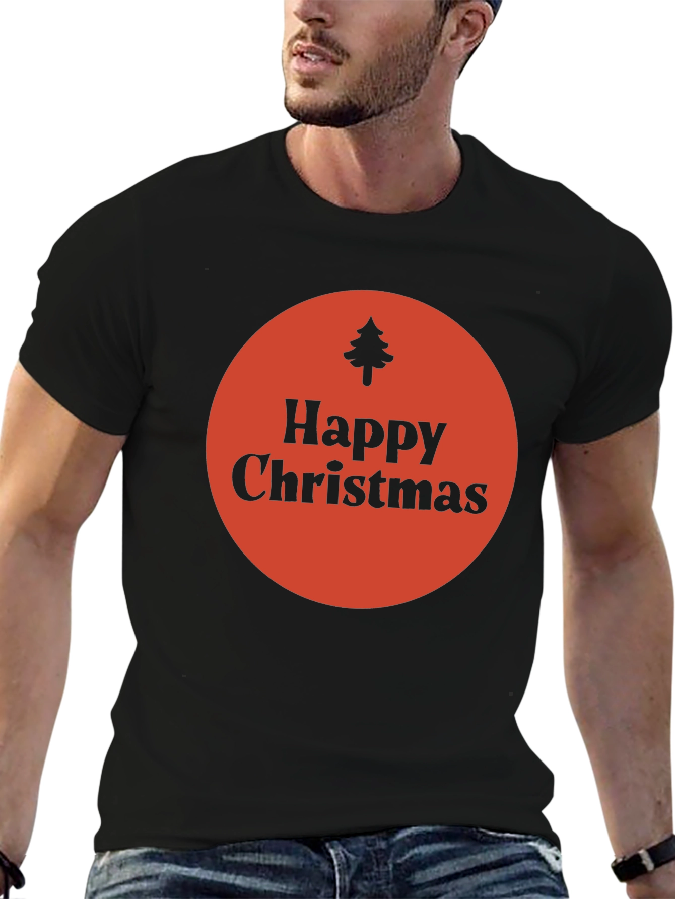 Happy Christmas T-Shirt - Holiday Festive Tee