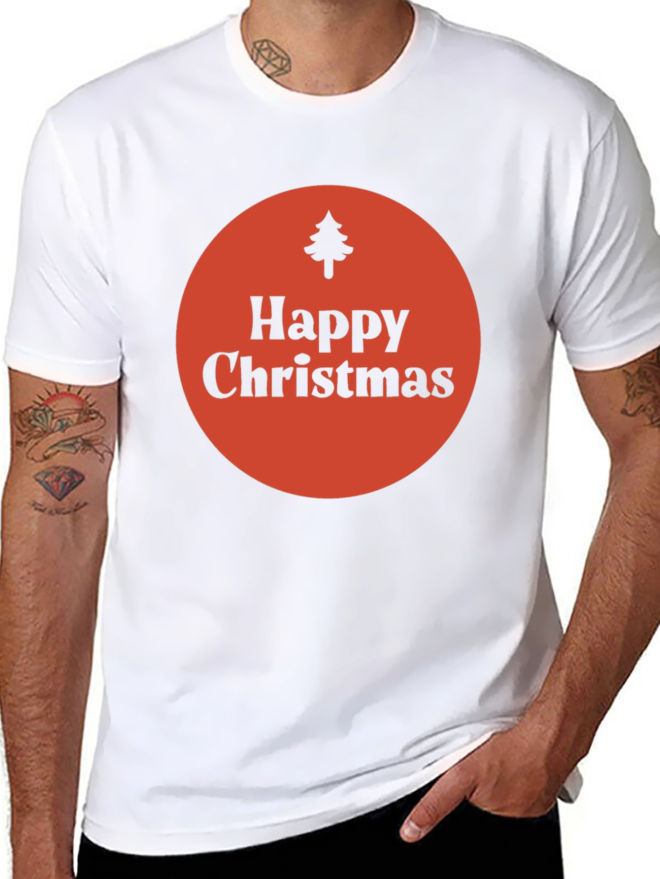 Happy Christmas T-Shirt - Holiday Festive Tee
