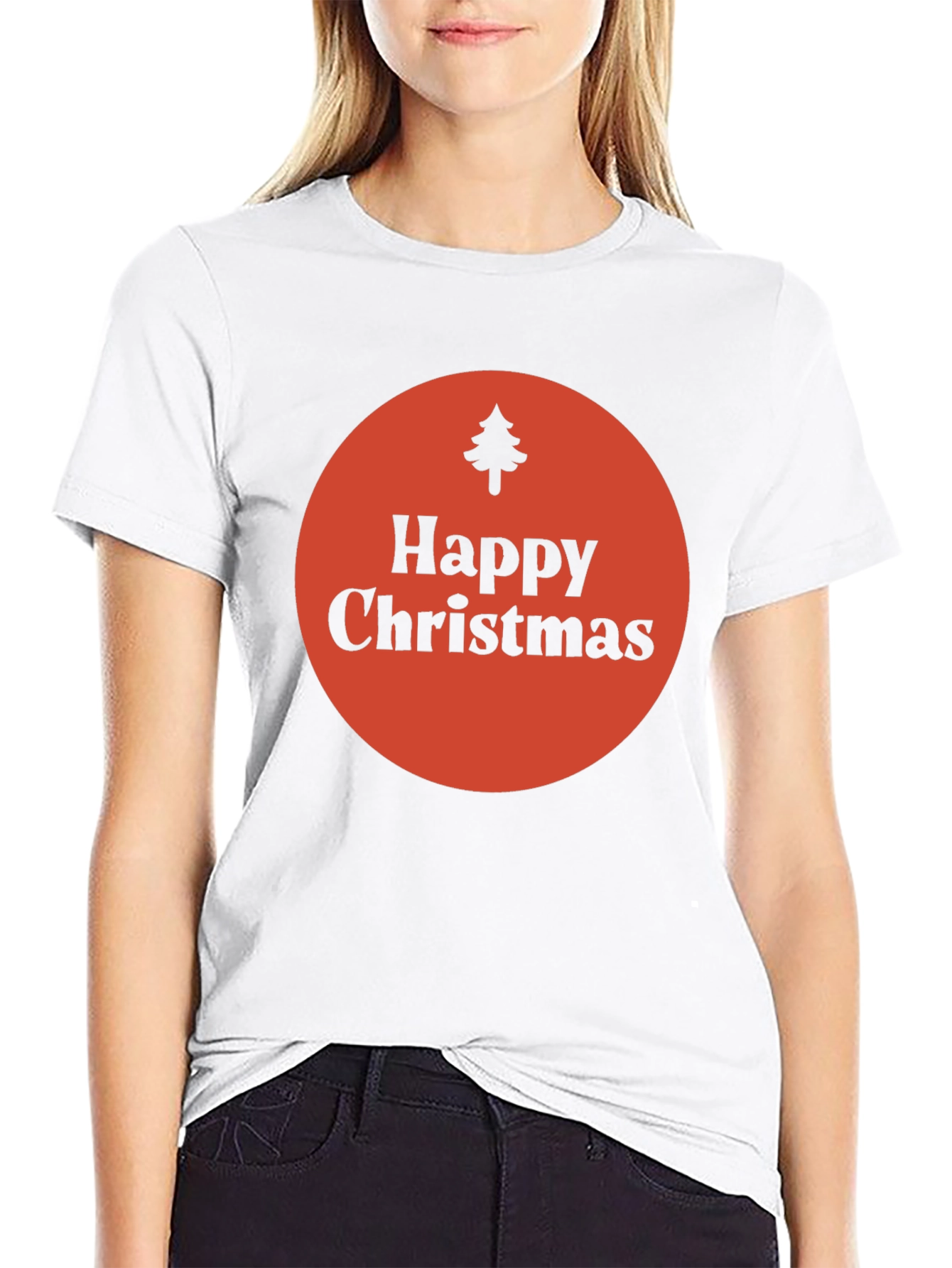 Happy Christmas T-Shirt - Holiday Festive Tee