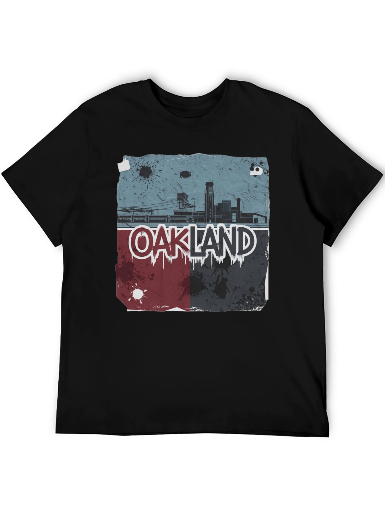 Oakland Skyline Graphic Tee - Urban Style T-Shirt