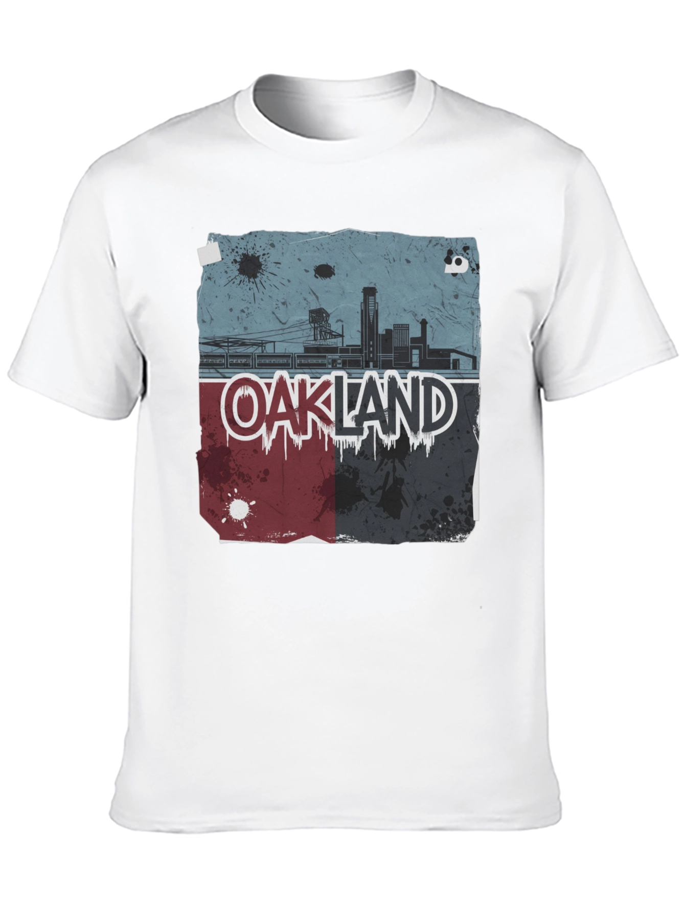 Oakland Skyline Graphic Tee - Urban Style T-Shirt