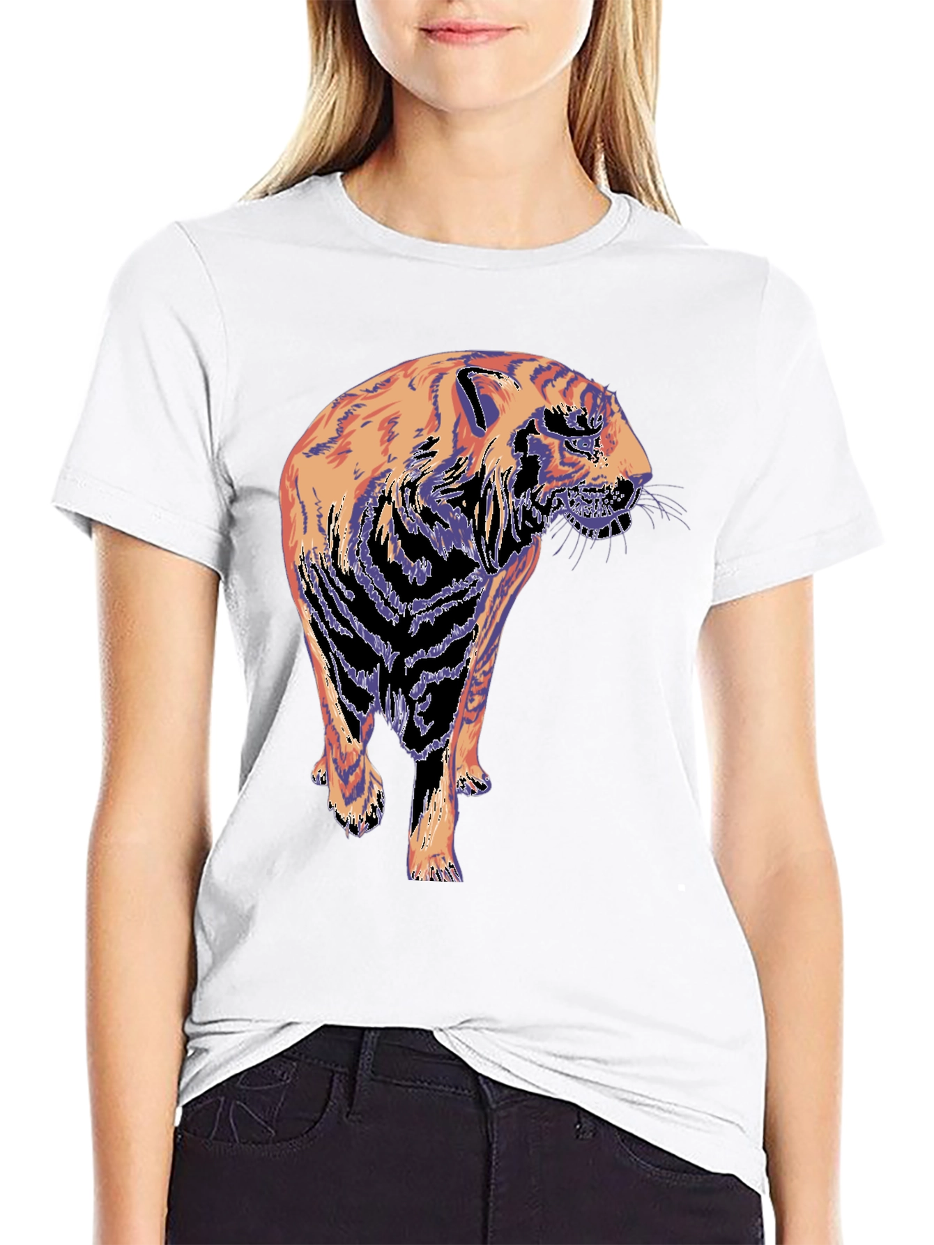 Tiger Graphic T-Shirt - Cool Animal Tee