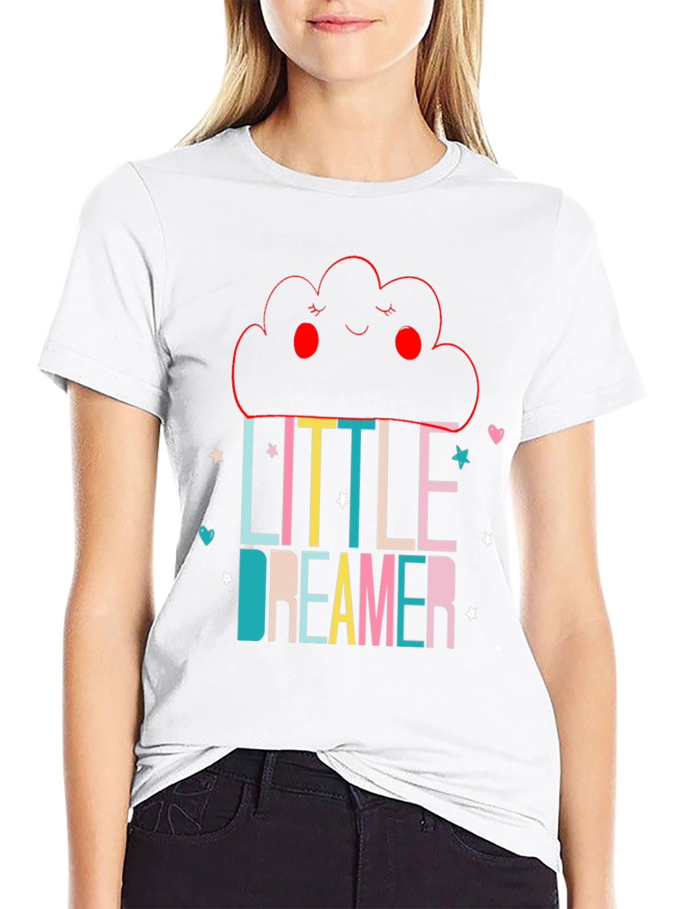 Little Dreamer Black Graphic Tee