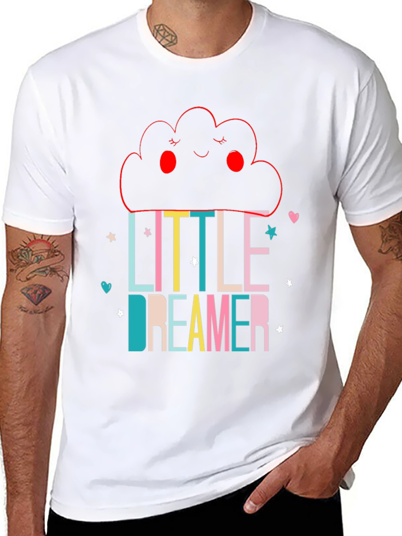 Little Dreamer Black Graphic Tee