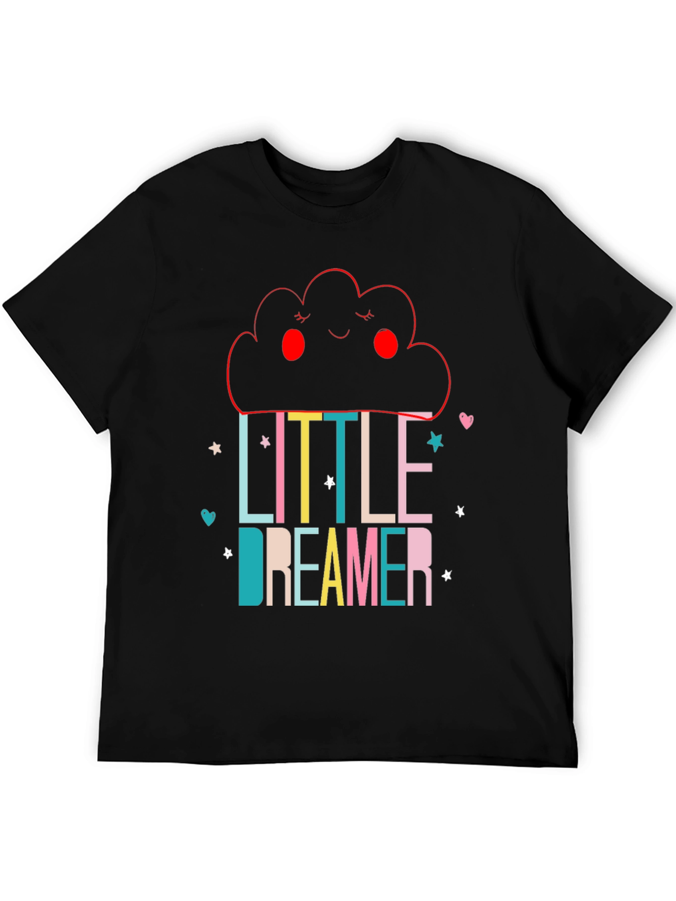 Little Dreamer Black Graphic Tee