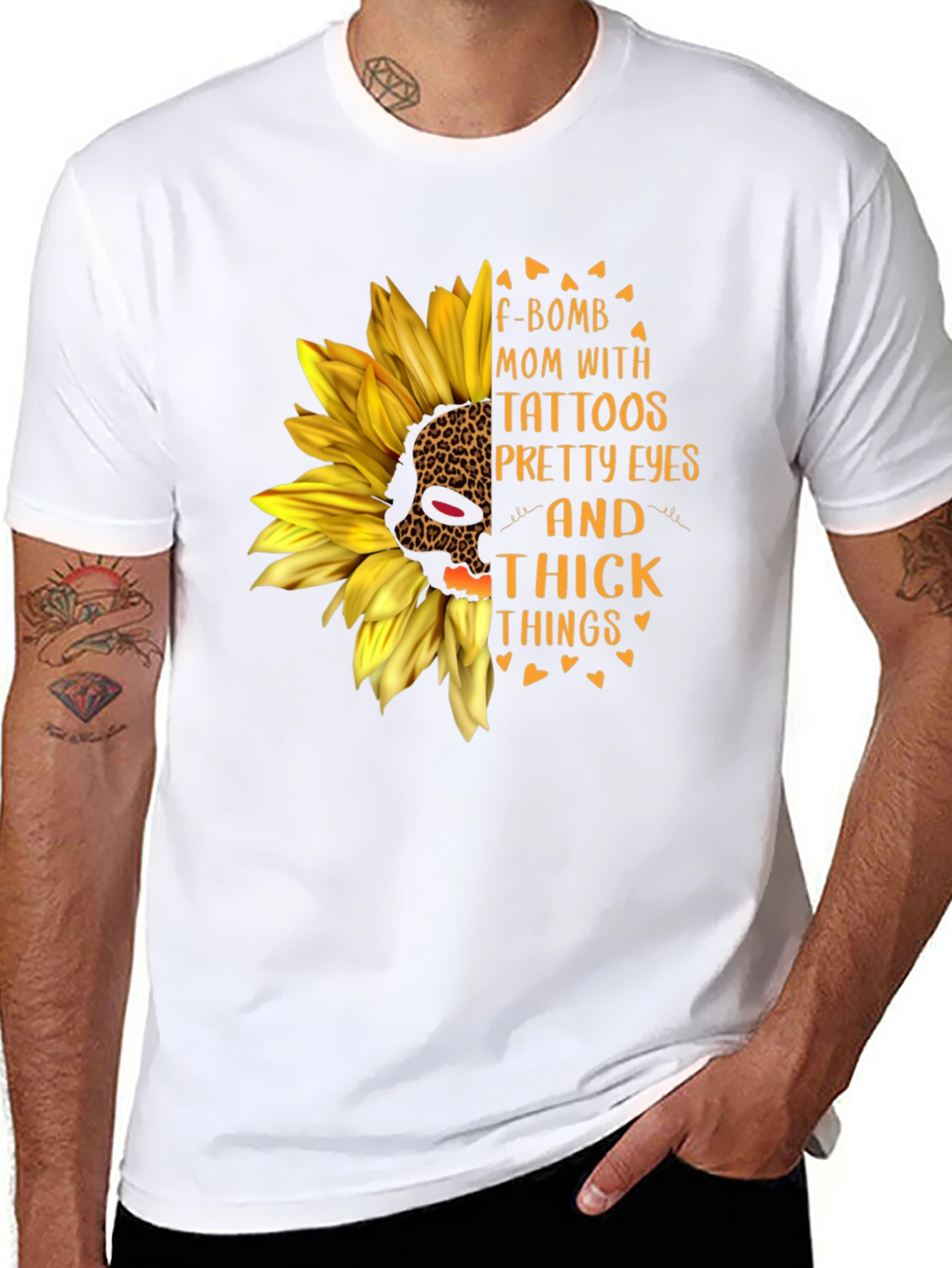 F-Bomb Mom Sunflower Graphic Tee