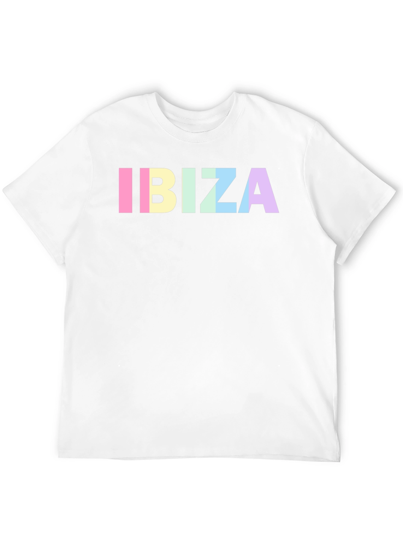 Ibiza Graphic Tee - Black Cotton Blend