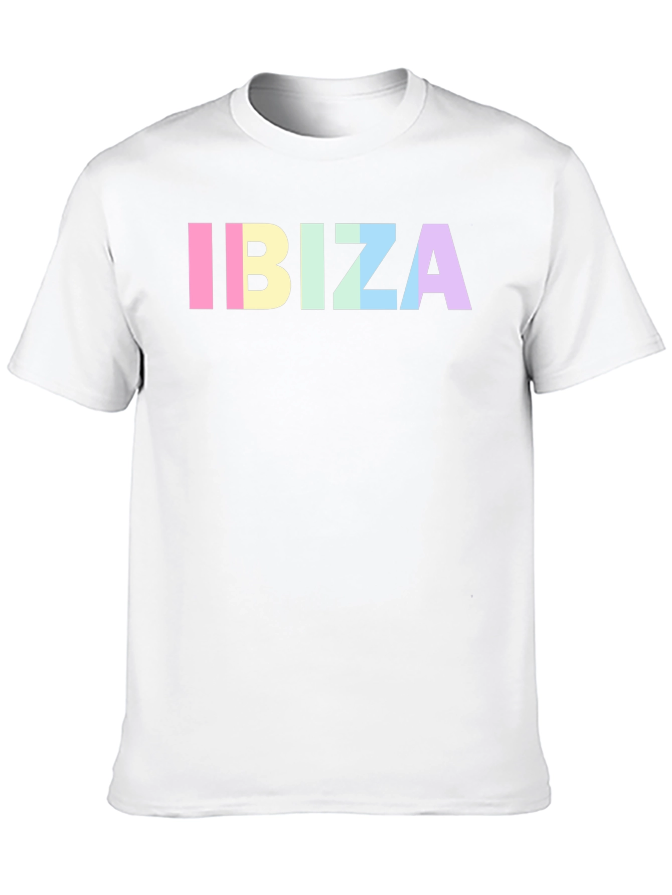 Ibiza Graphic Tee - Black Cotton Blend