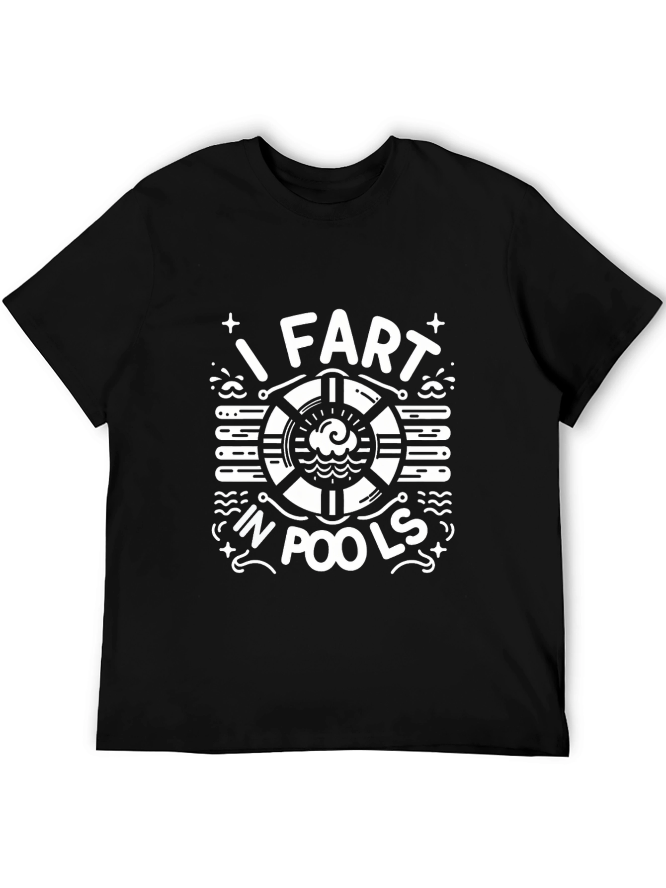 I Fart In Pools Graphic Tee Funny Swimming Shirt