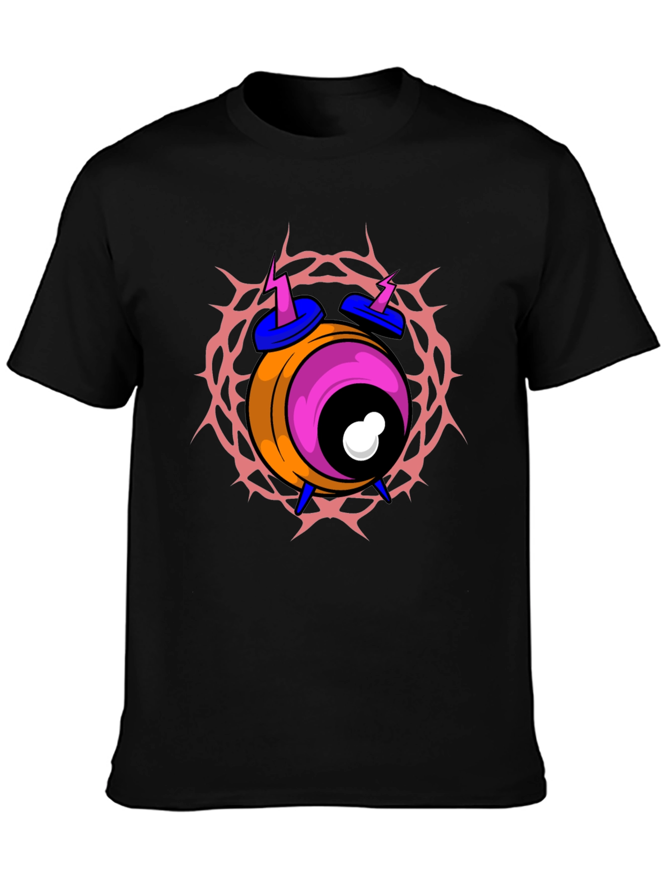 Eye Alarm Clock Graphic Tee - Unique Design