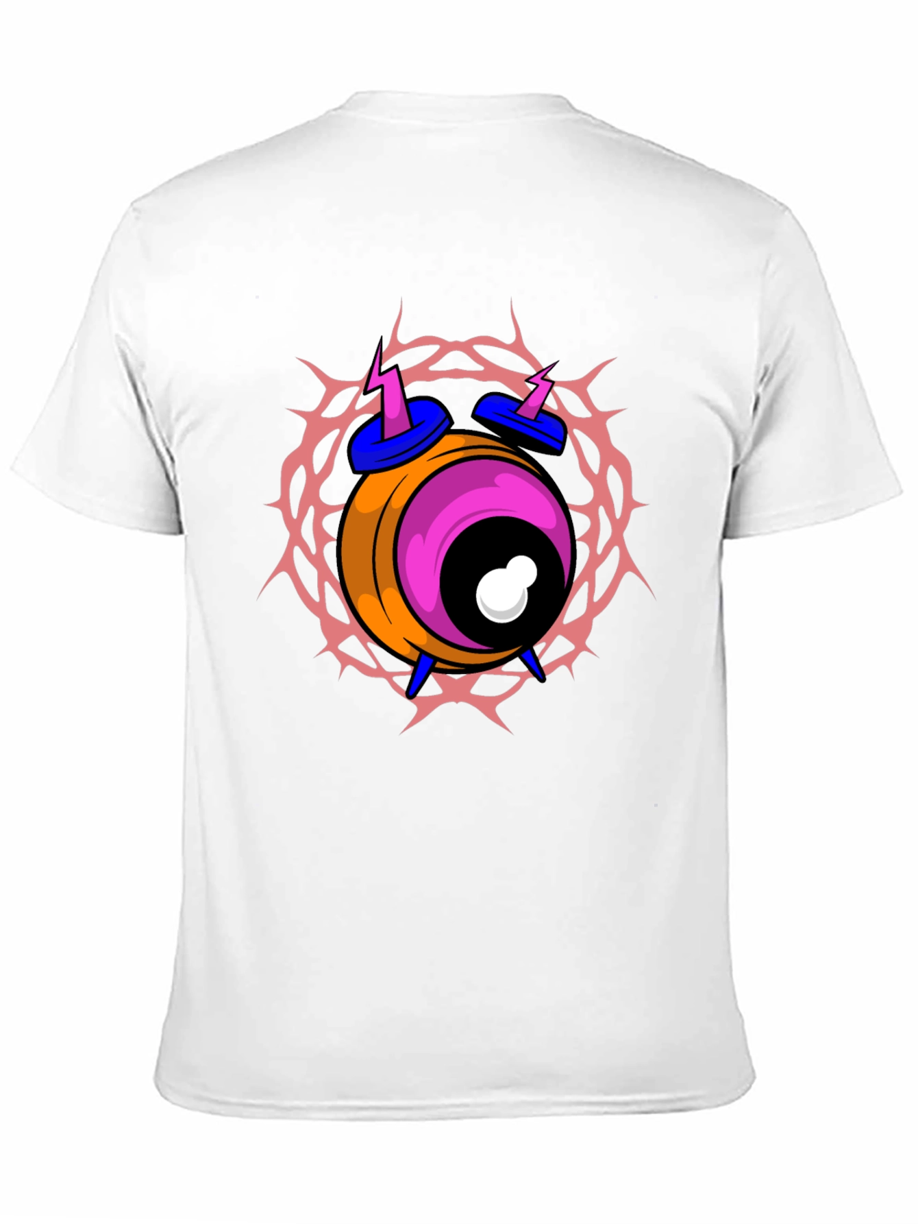 Eye Alarm Clock Graphic Tee - Unique Design