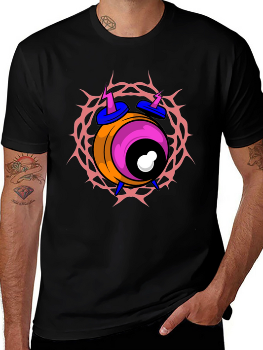 Eye Alarm Clock Graphic Tee - Unique Design
