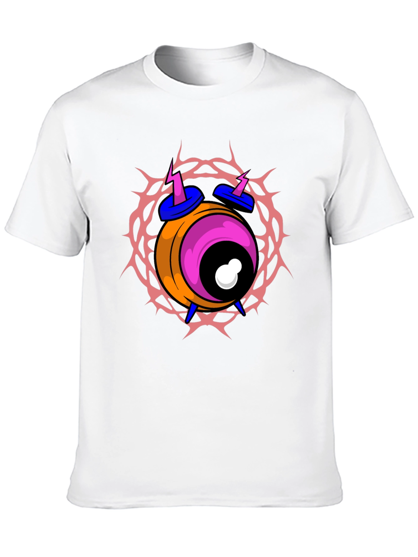 Eye Alarm Clock Graphic Tee - Unique Design