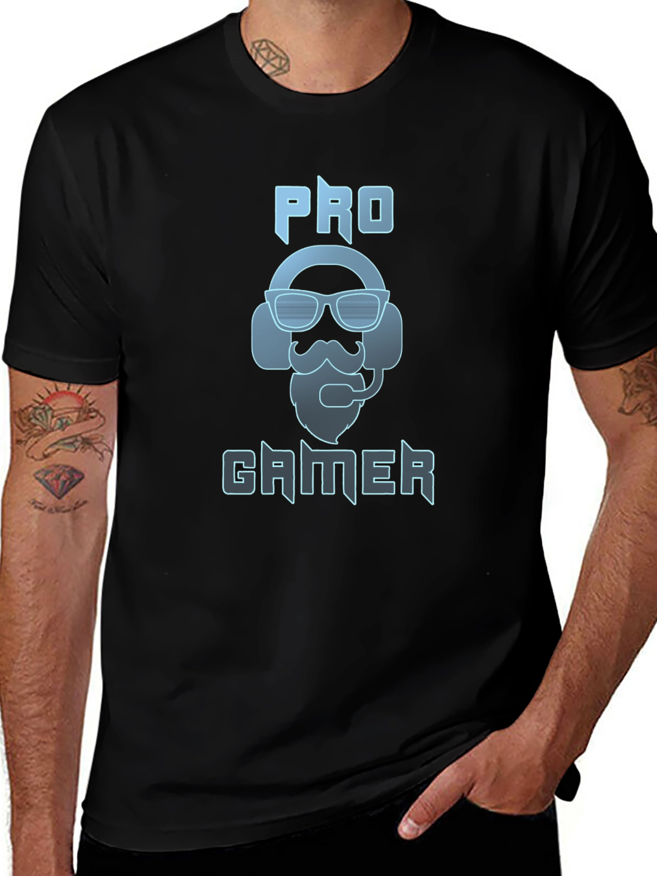 Pro Gamer T-Shirt - Black Cotton Tee