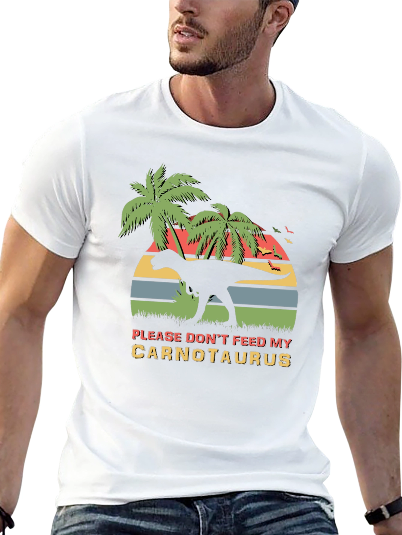 Carnotaurus T-Shirt - Dont Feed My Dino Tee