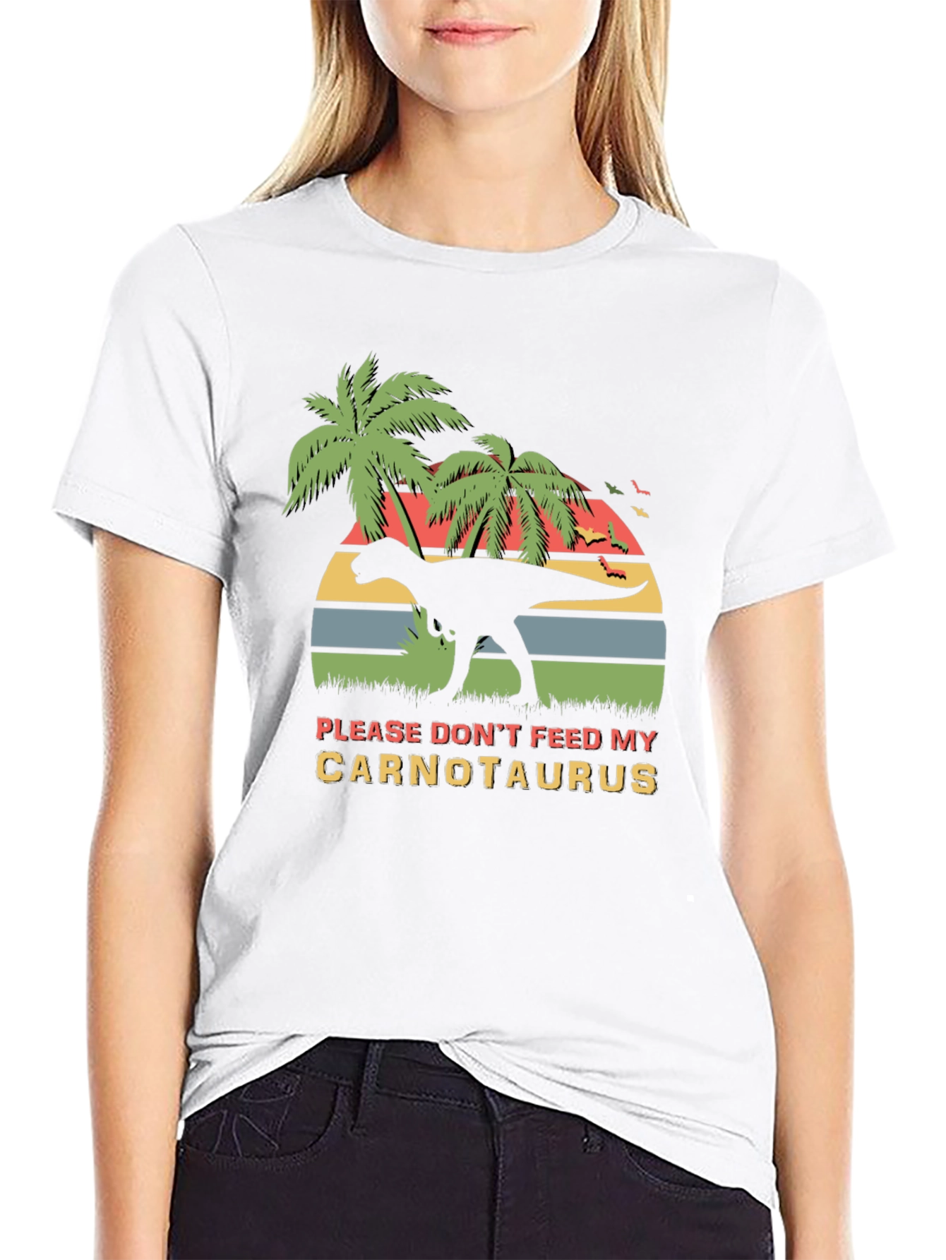 Carnotaurus T-Shirt - Dont Feed My Dino Tee