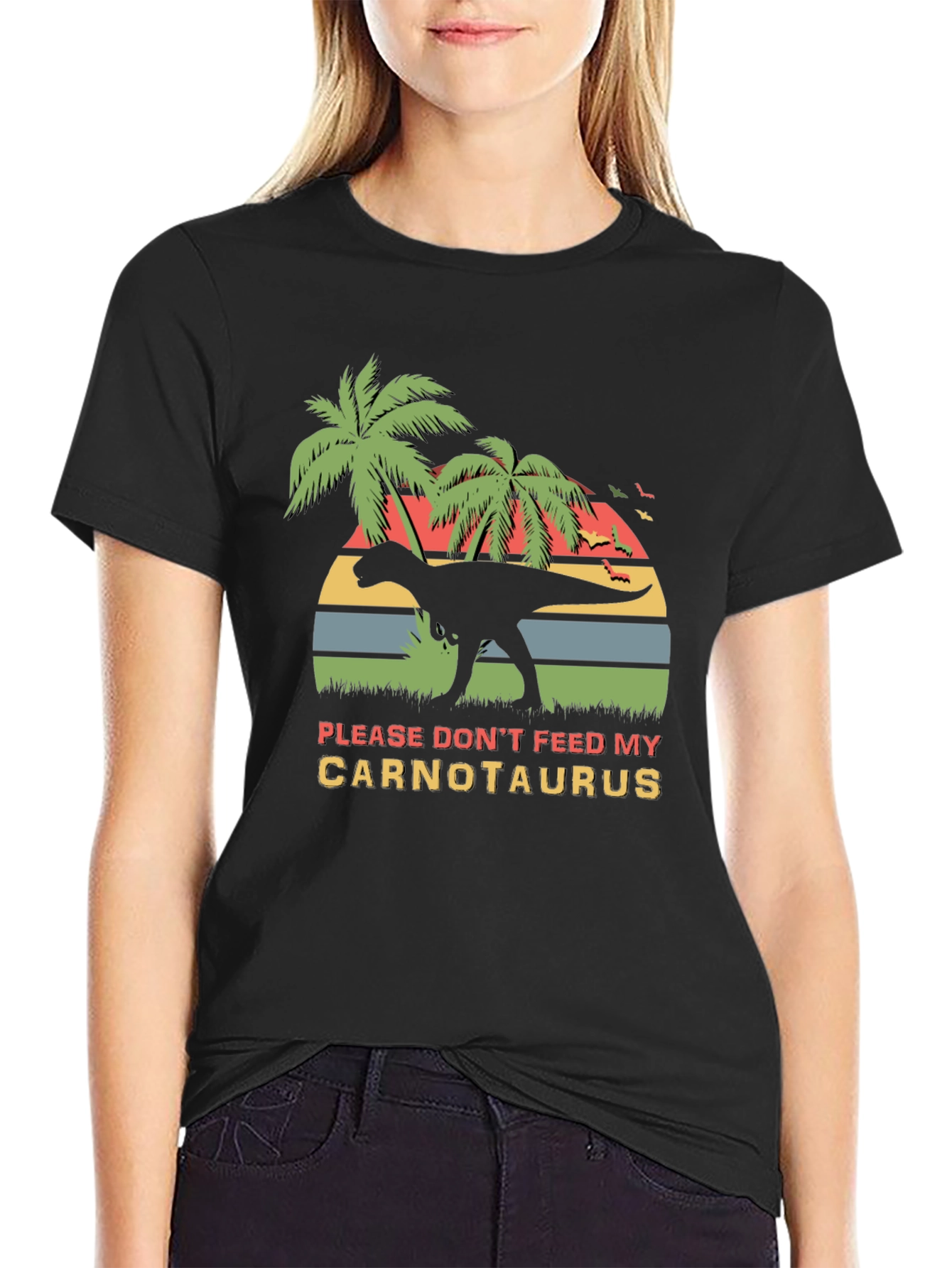 Carnotaurus T-Shirt - Dont Feed My Dino Tee