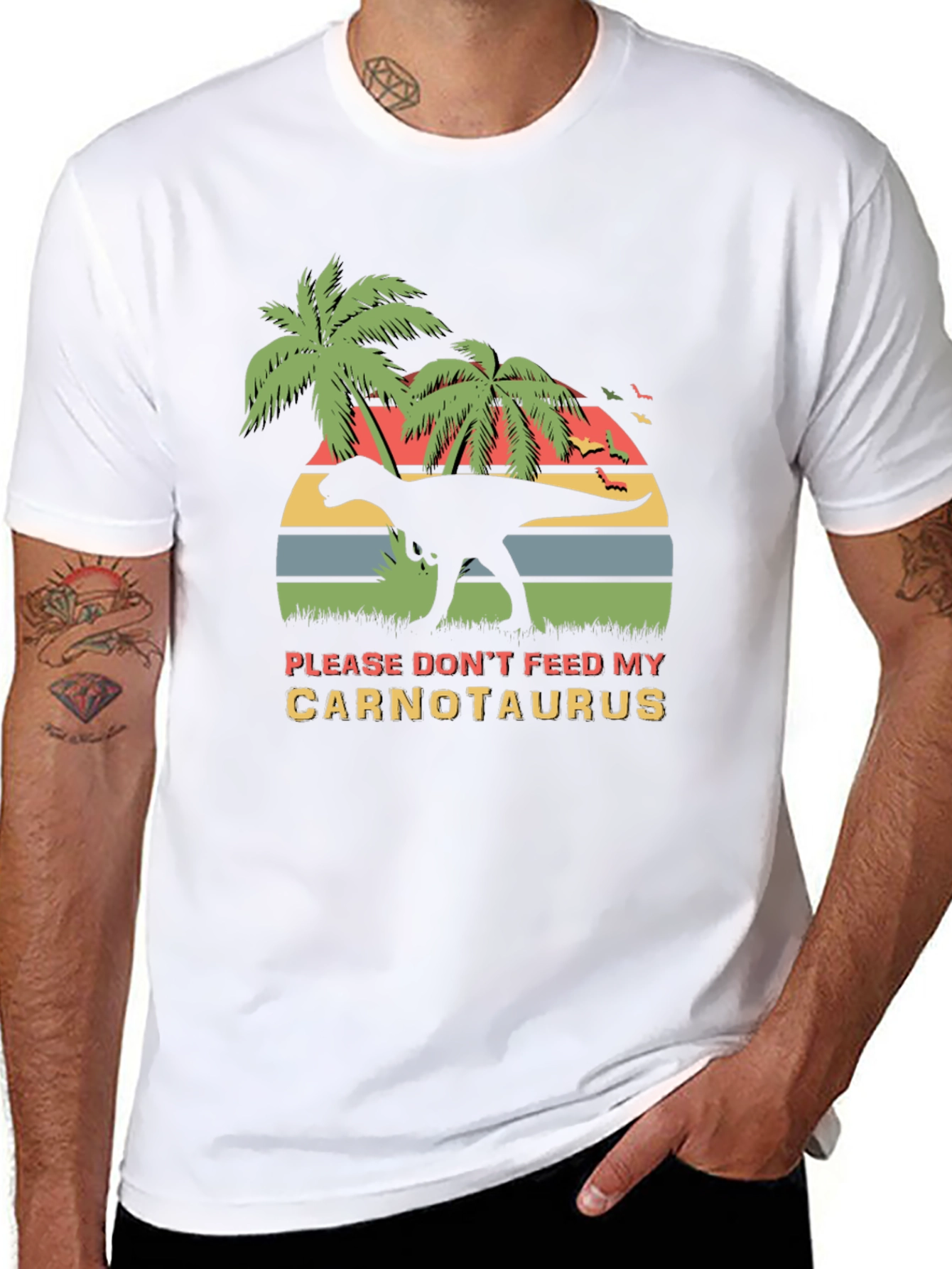 Carnotaurus T-Shirt - Dont Feed My Dino Tee