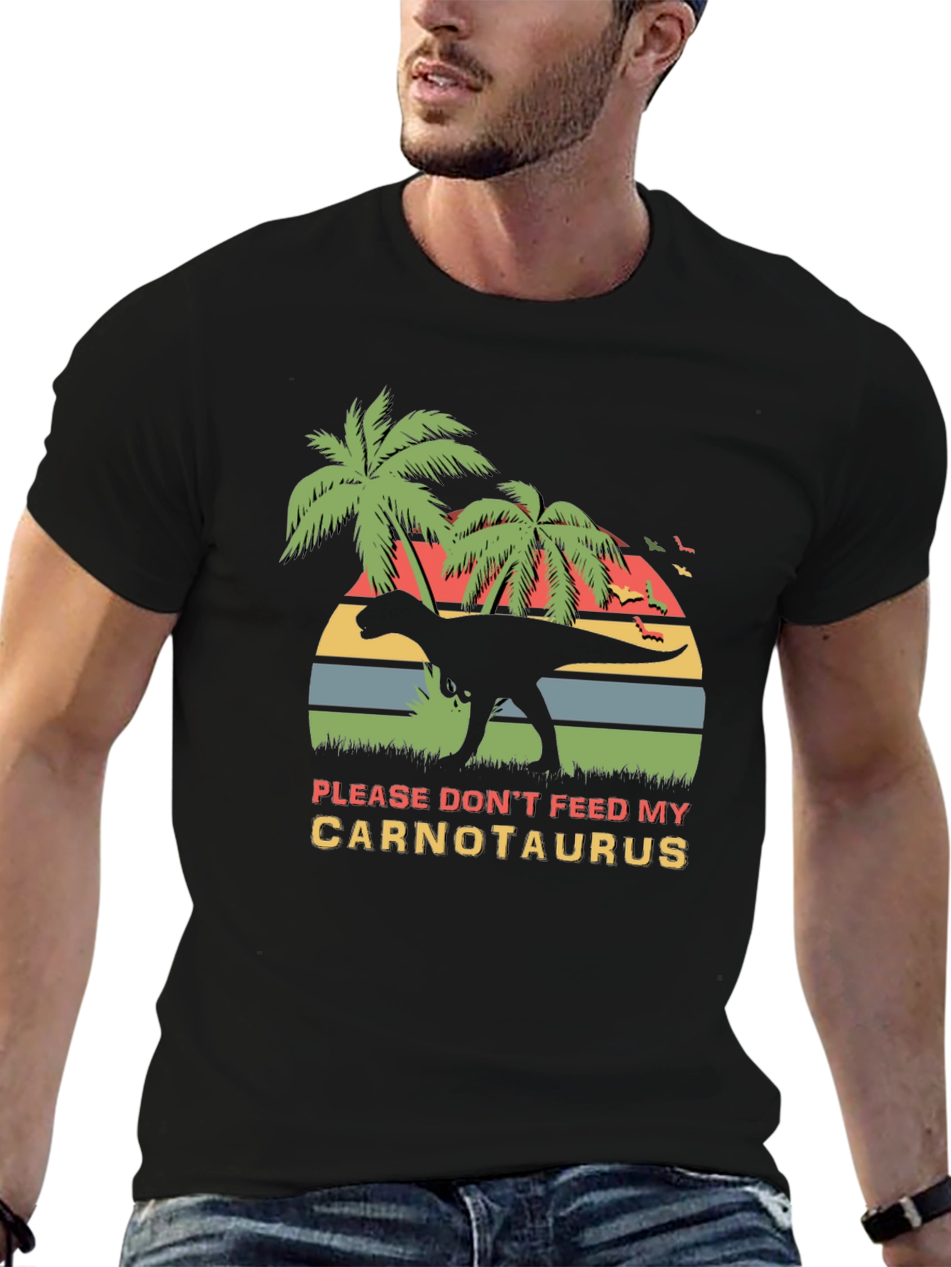 Carnotaurus T-Shirt - Dont Feed My Dino Tee