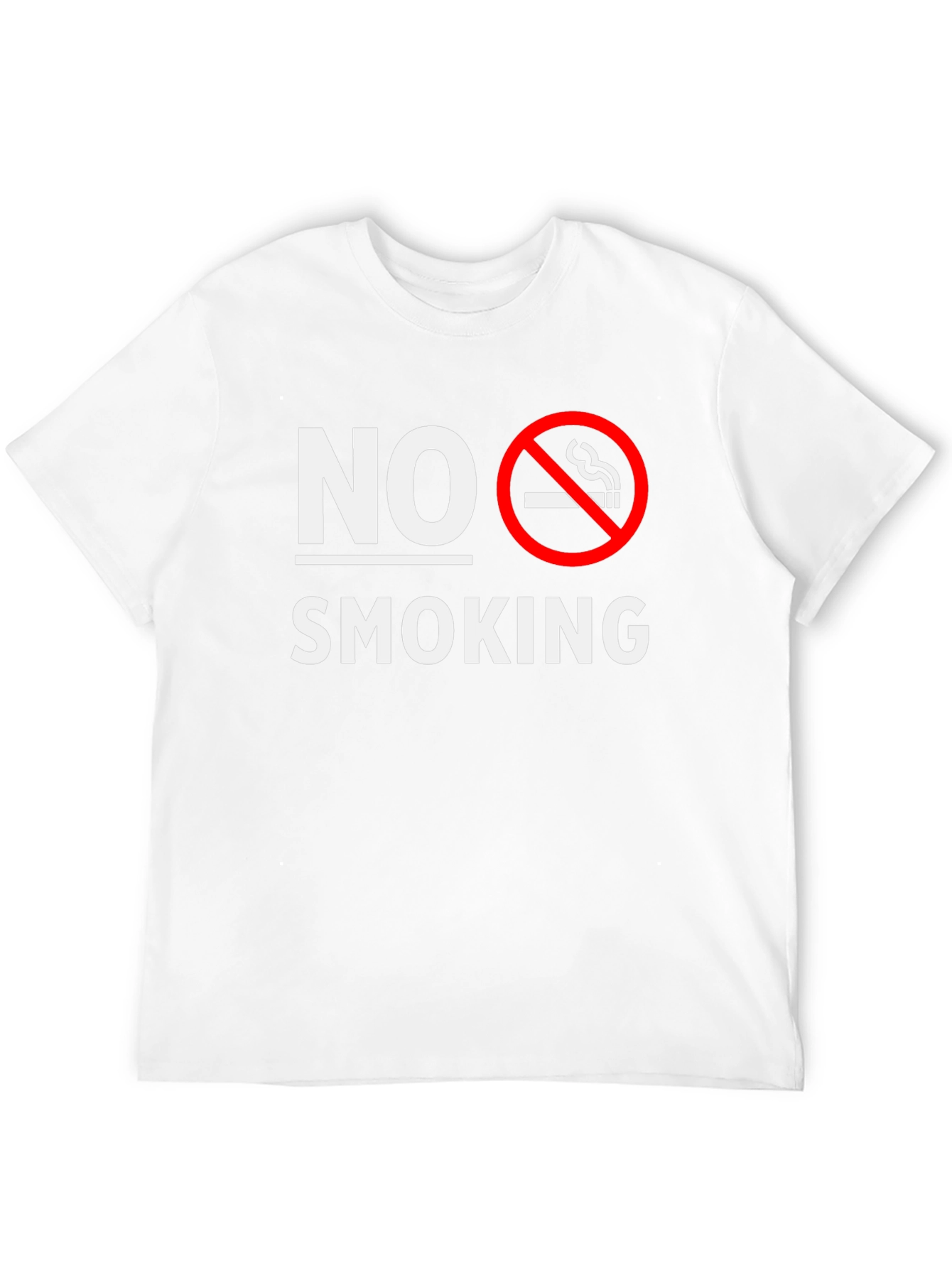 No Smoking T-Shirt - Classic Anti-Smoking Design