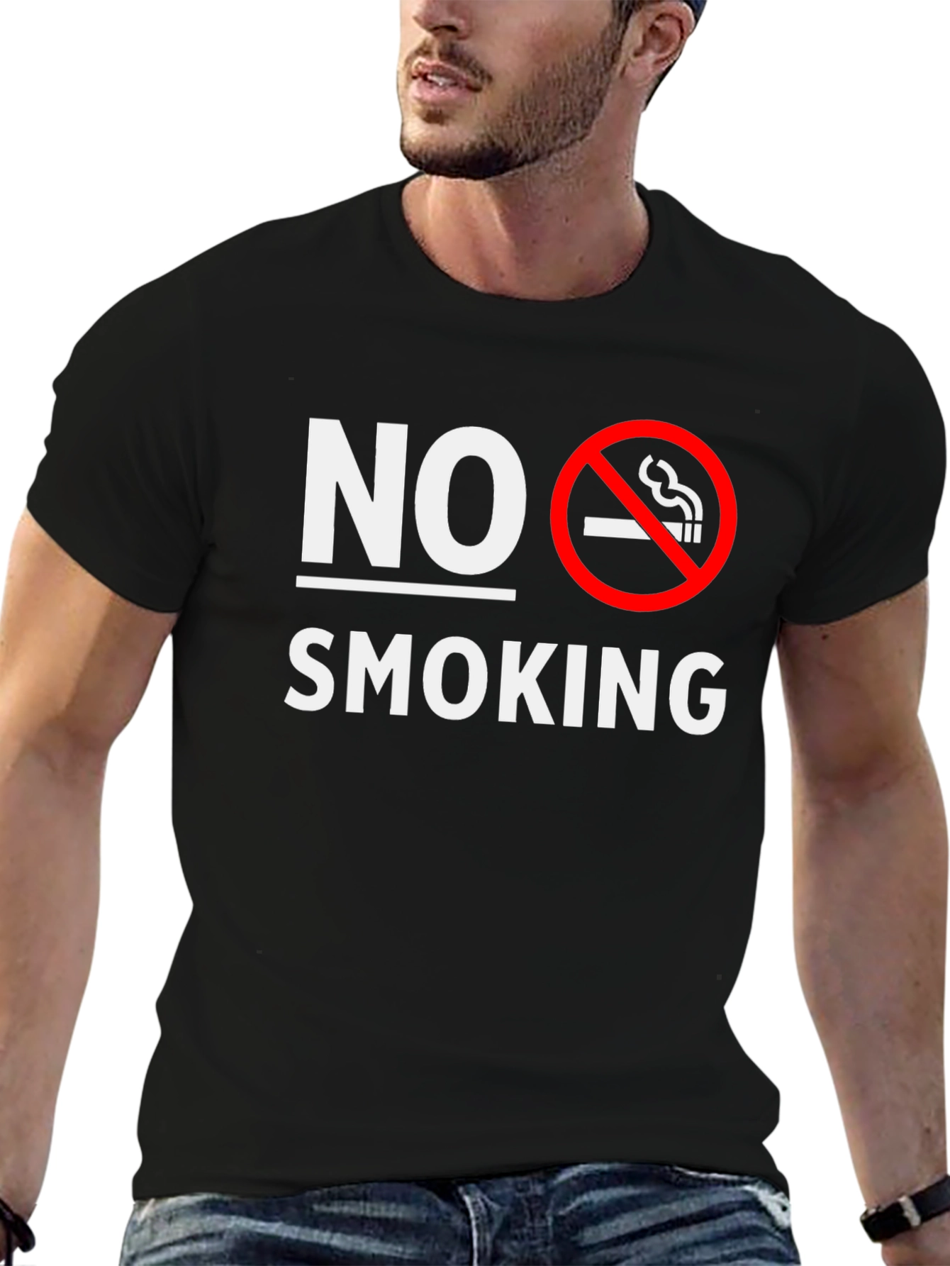 No Smoking T-Shirt - Classic Anti-Smoking Design