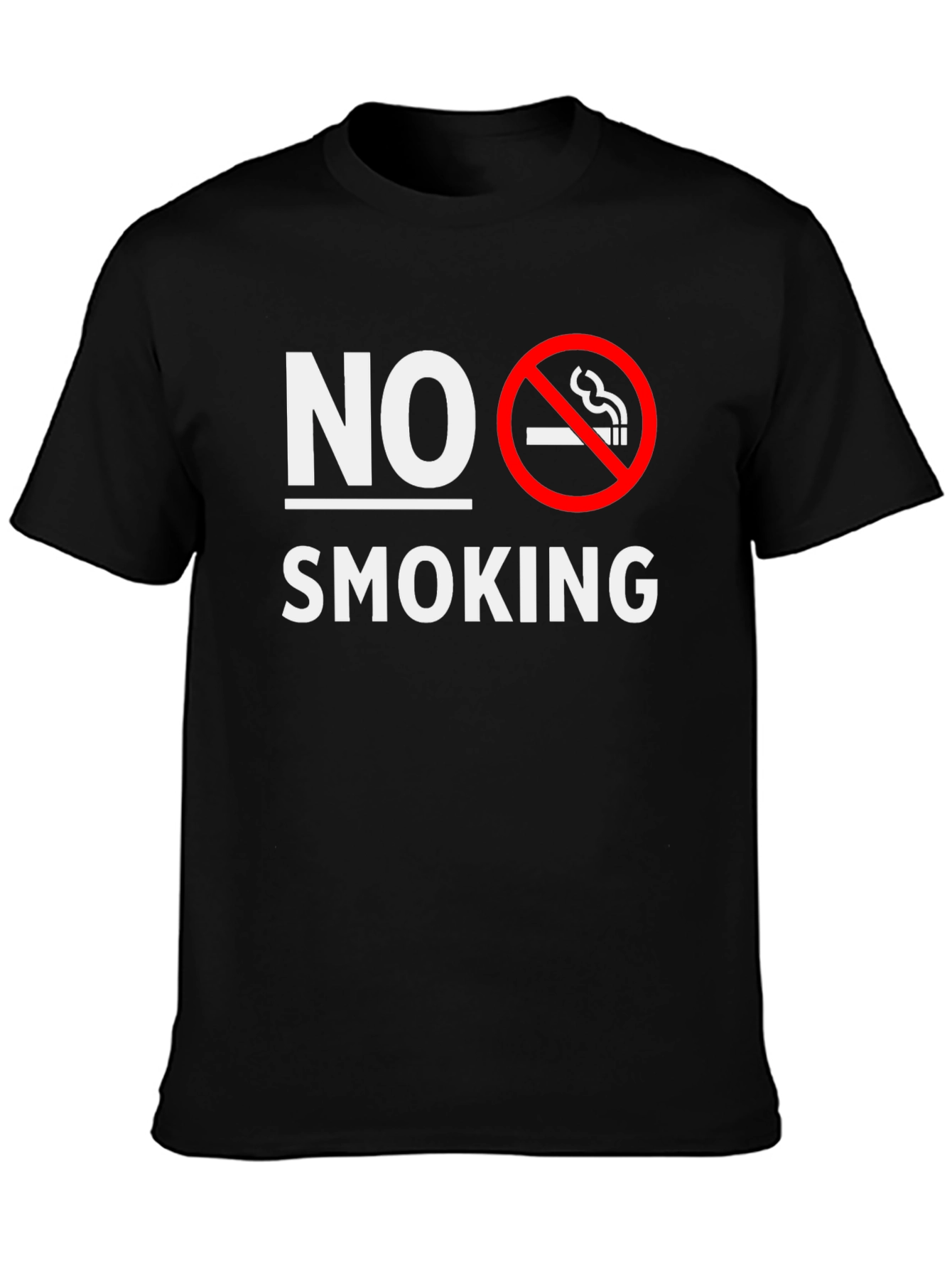 No Smoking T-Shirt - Classic Anti-Smoking Design
