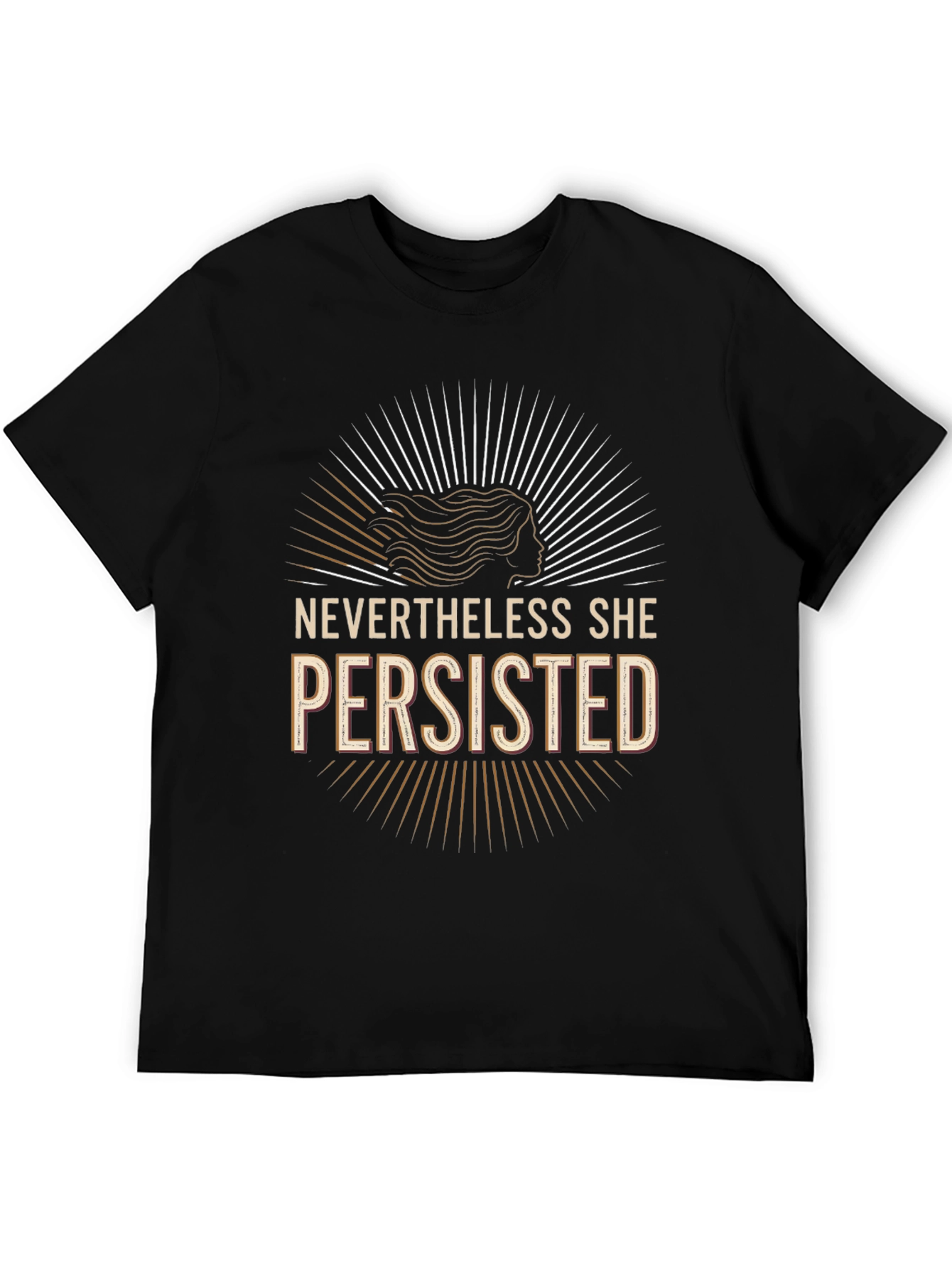 Nevertheless She Persisted Black T-Shirt