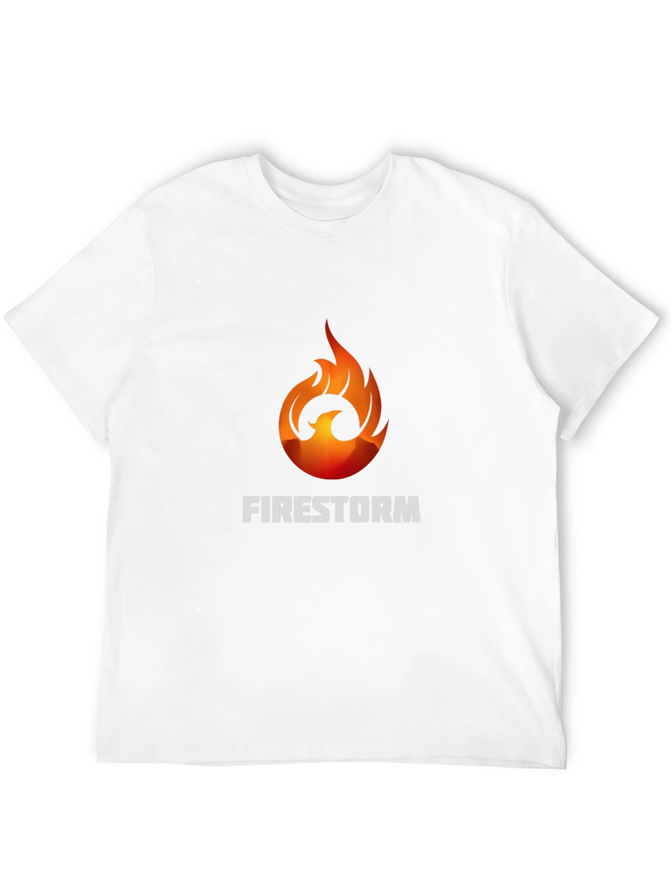 Firestorm Phoenix Graphic Black T-Shirt