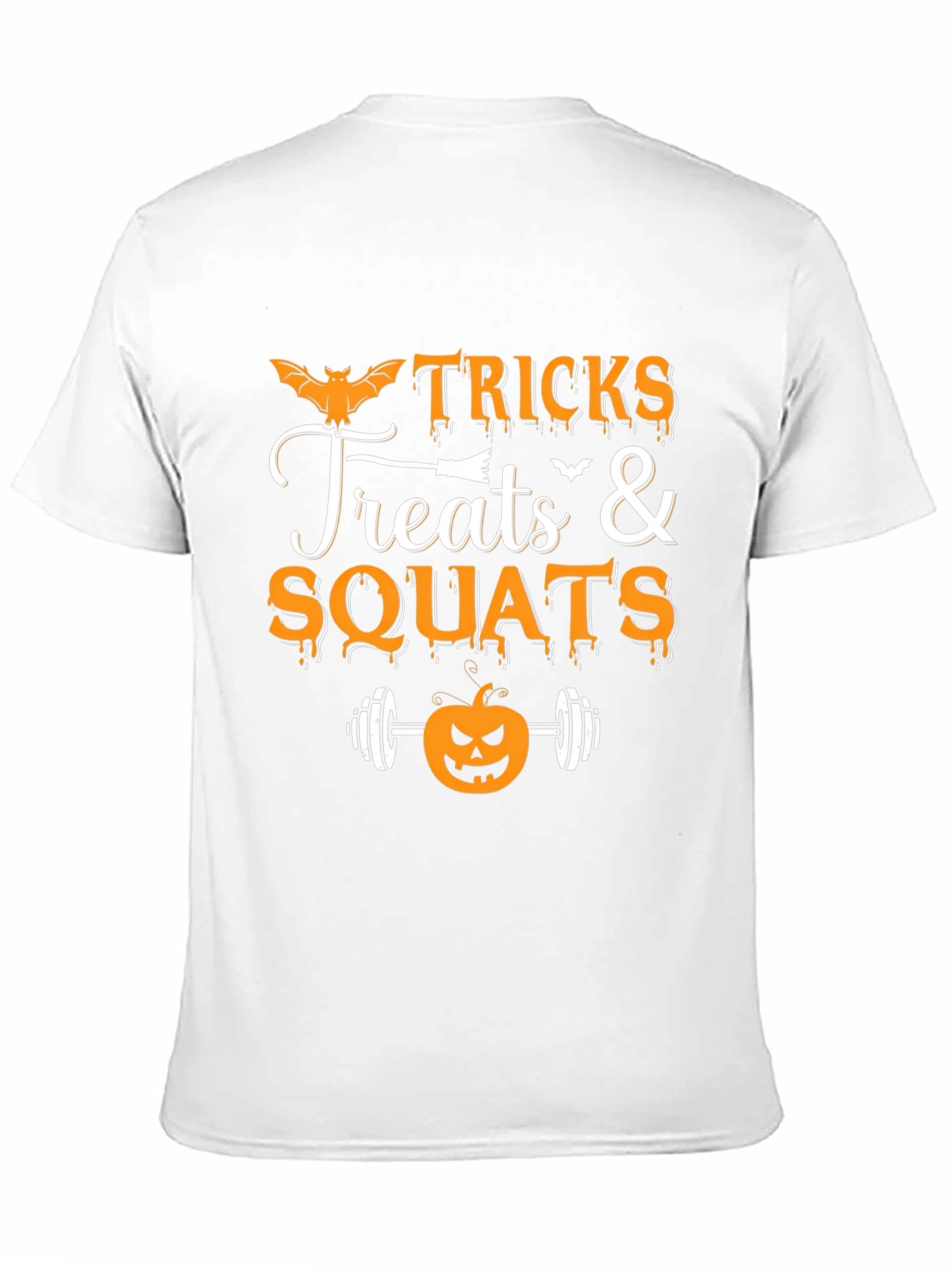 Tricks Treats & Squats Halloween Gym T-Shirt